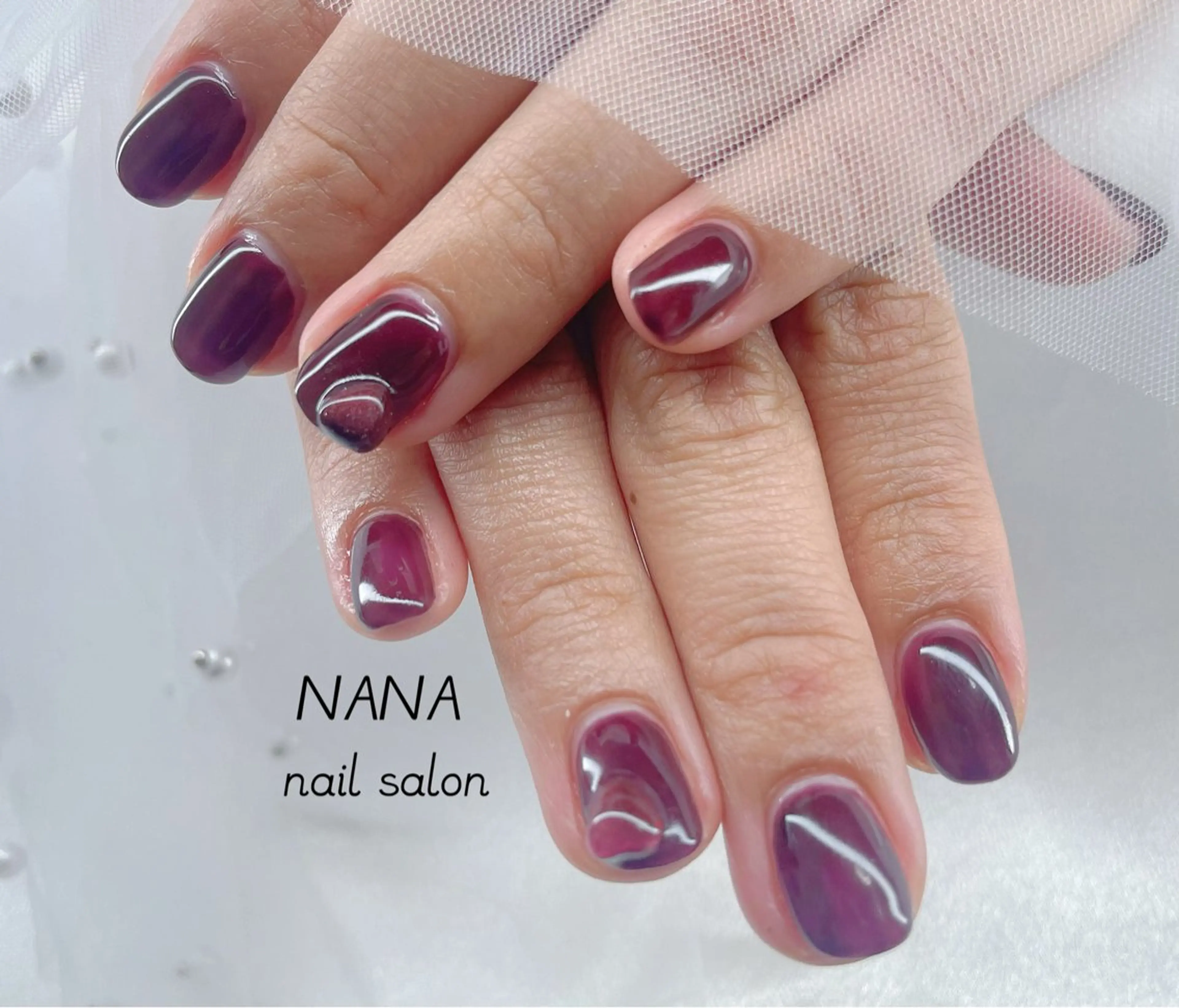 ネイル バレンタイン ハンドネイル NANA nail salonのネイルデザイン