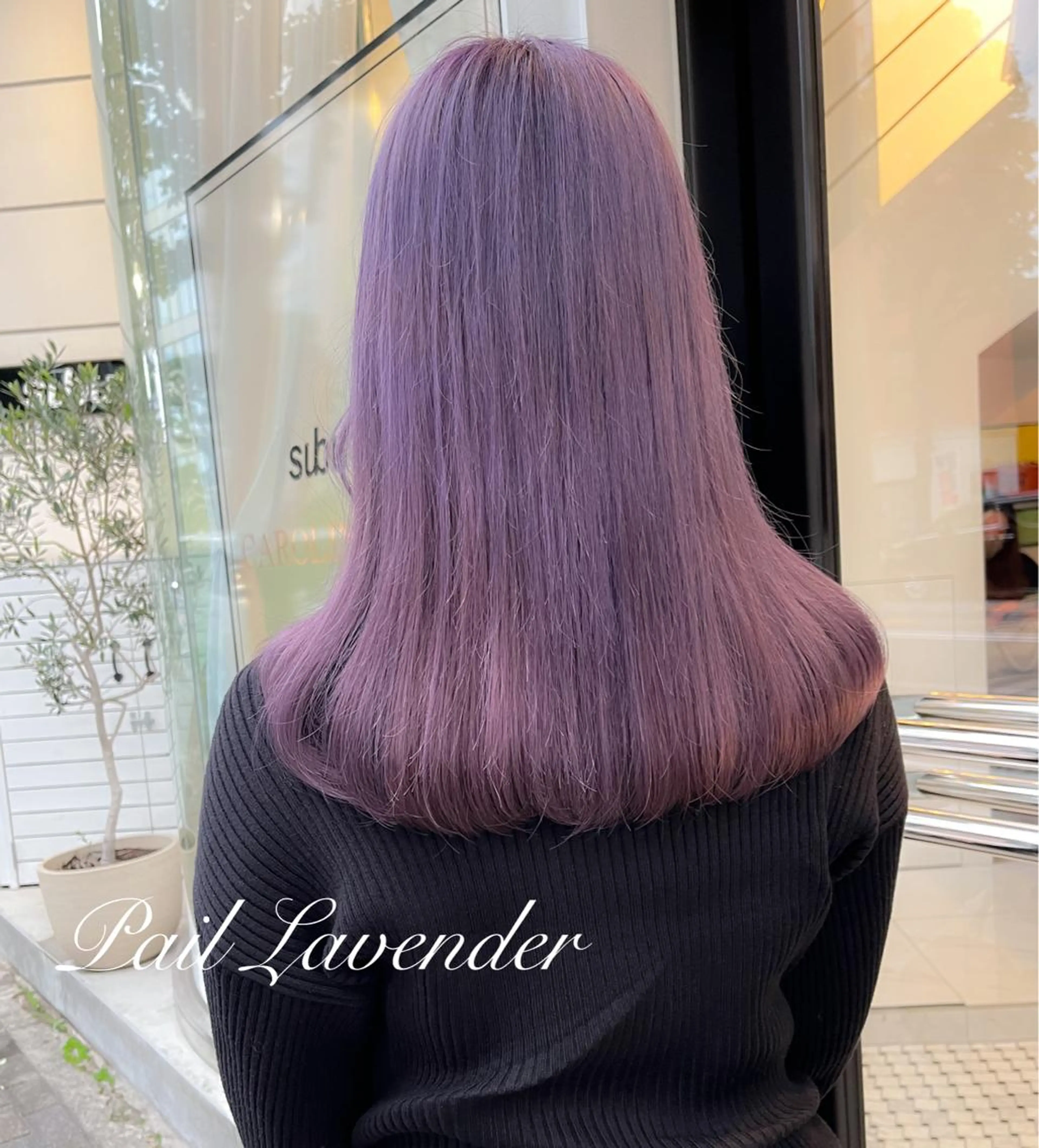 セミロング カラー ブリーチ ヘアカラー LOTTA CUCCI所属・miyu /トレンド カラー×艶髪のヘアスタイル
