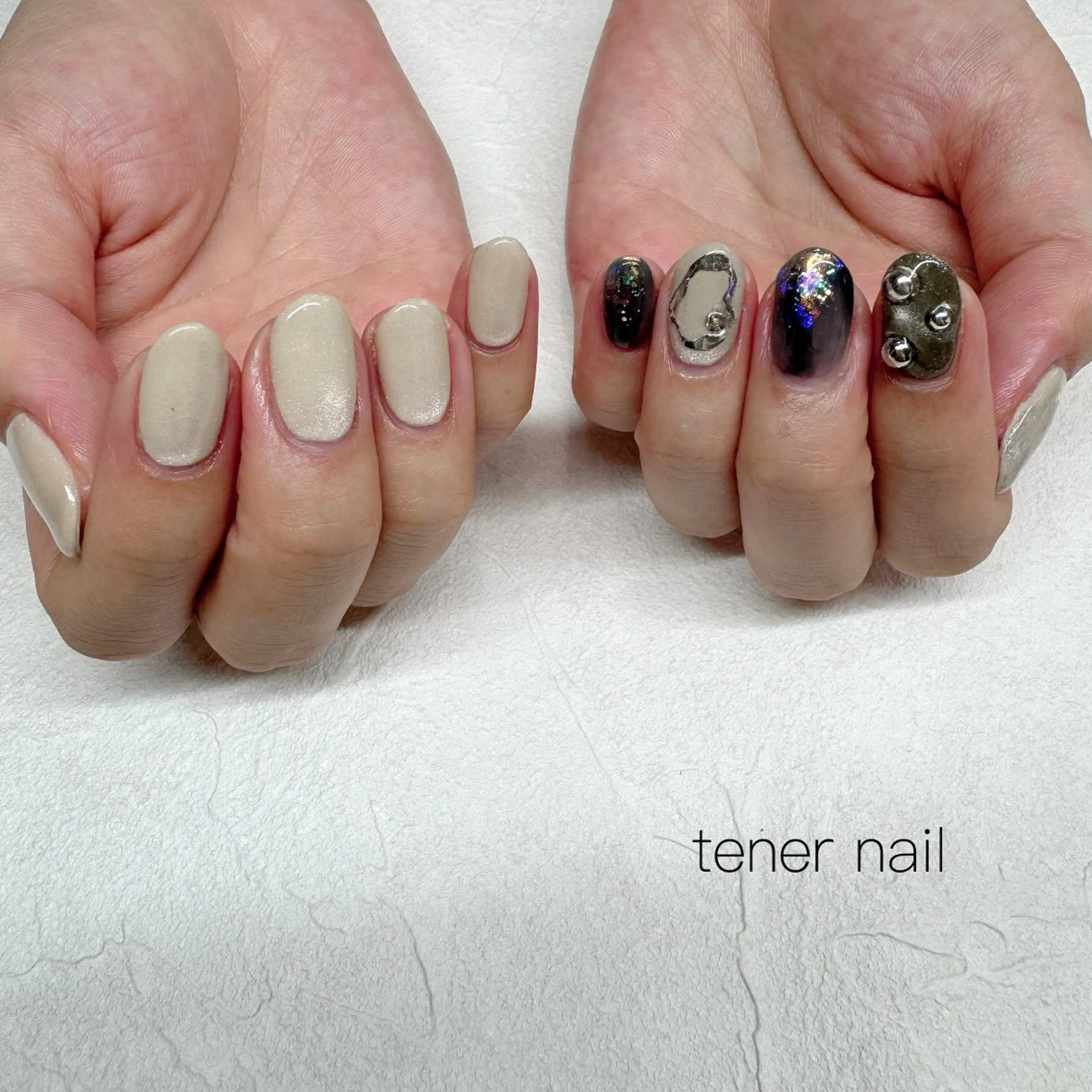 ネイル マグネットネイル ニュアンスネイル ハンドネイル tener  nail  テネルネイル所属・テネルネイル tener nailのネイルデザイン