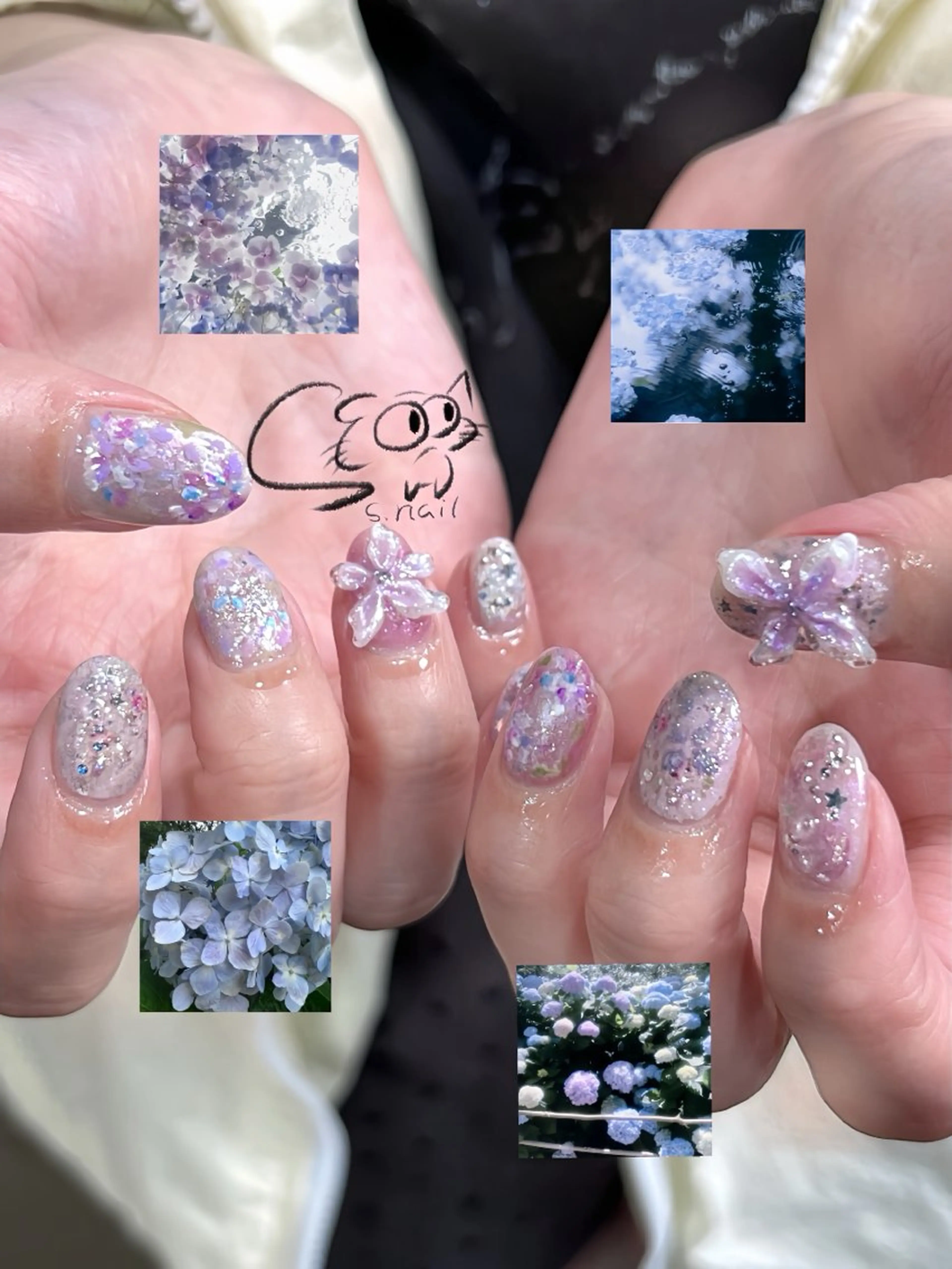 ネイル チークネイル フレンチネイル グラデーション マグネットネイル ワンカラーネイル ハンドネイル S.nail所属・S.nail _のネイルデザイン