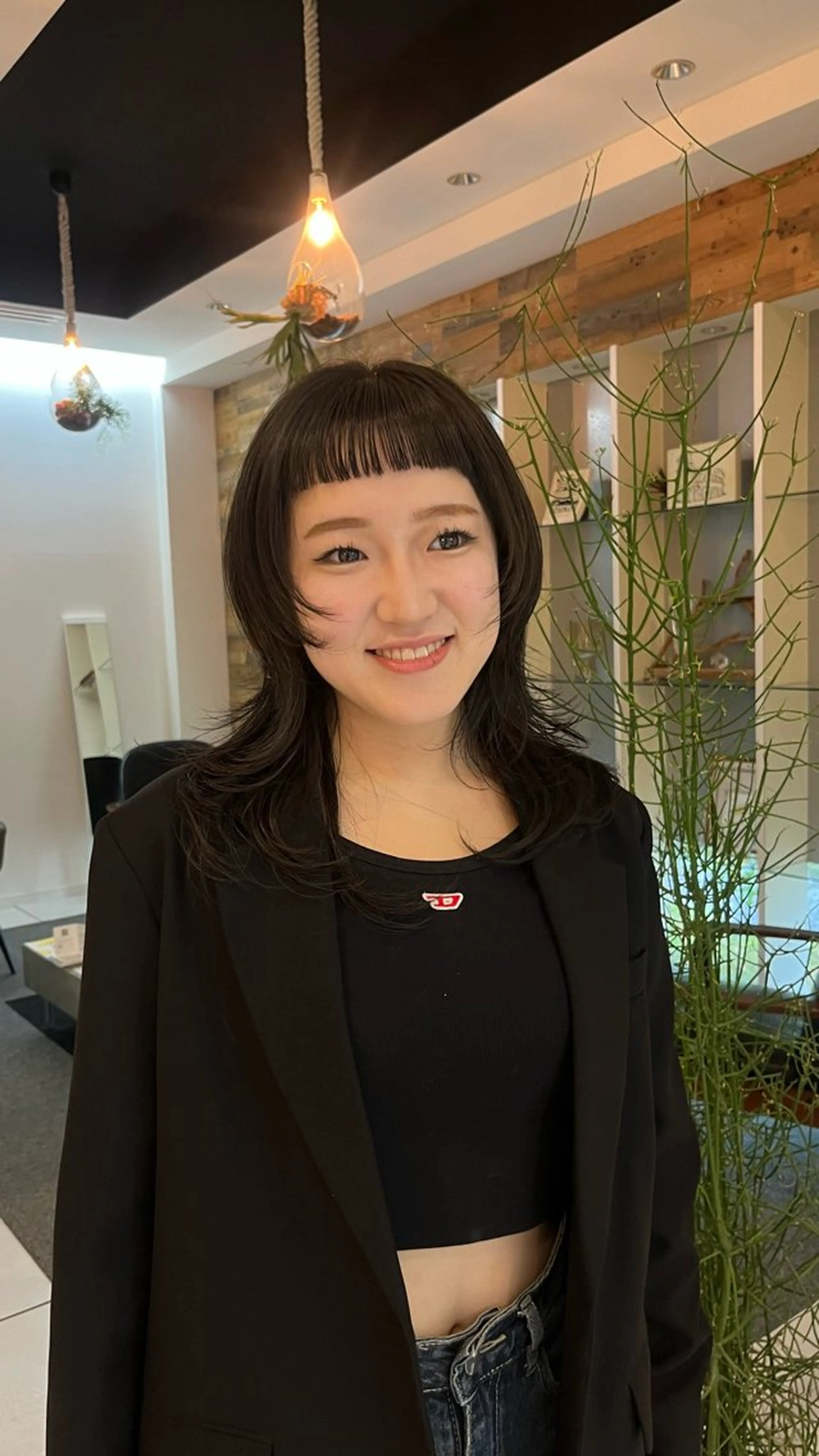 ロング カラー ヘアカラー ナカハラ フウカのヘアスタイル
