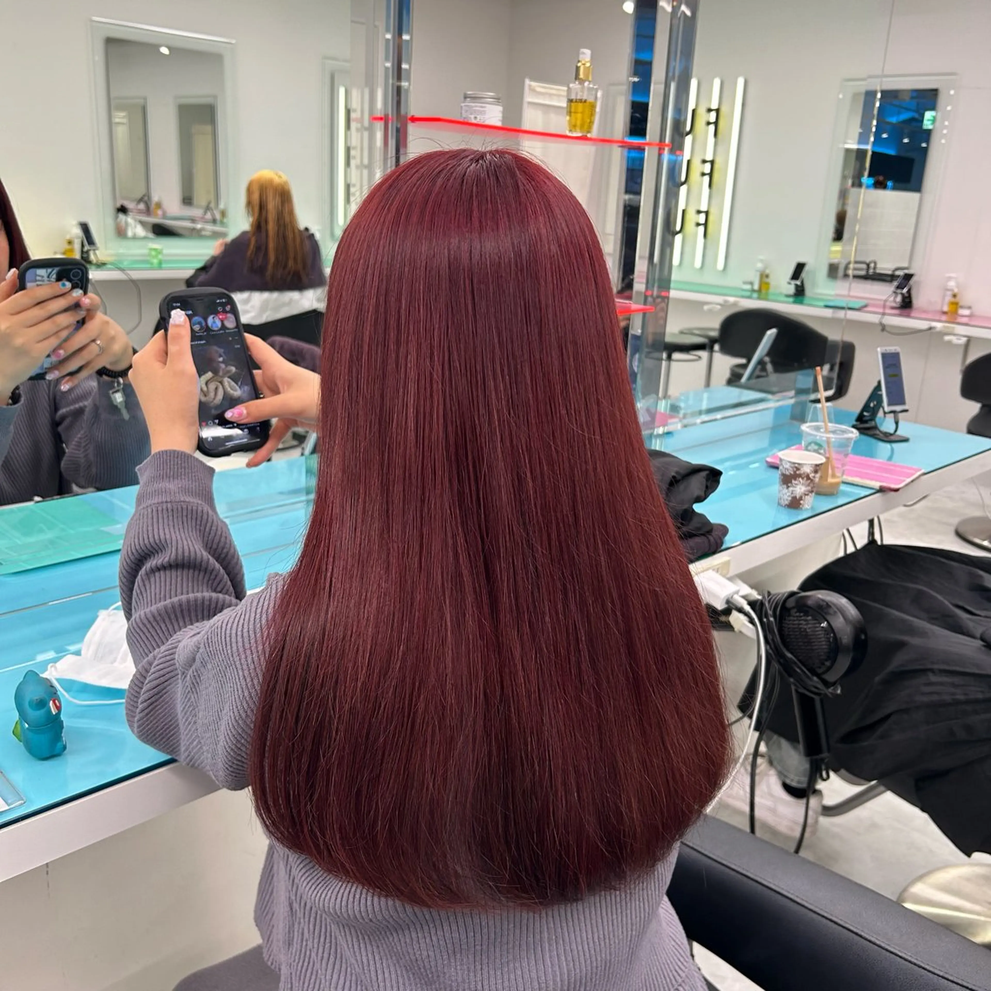 ロング ヘアカラー Miwa🤍ダメージ レスカラー特化🦢のヘアスタイル