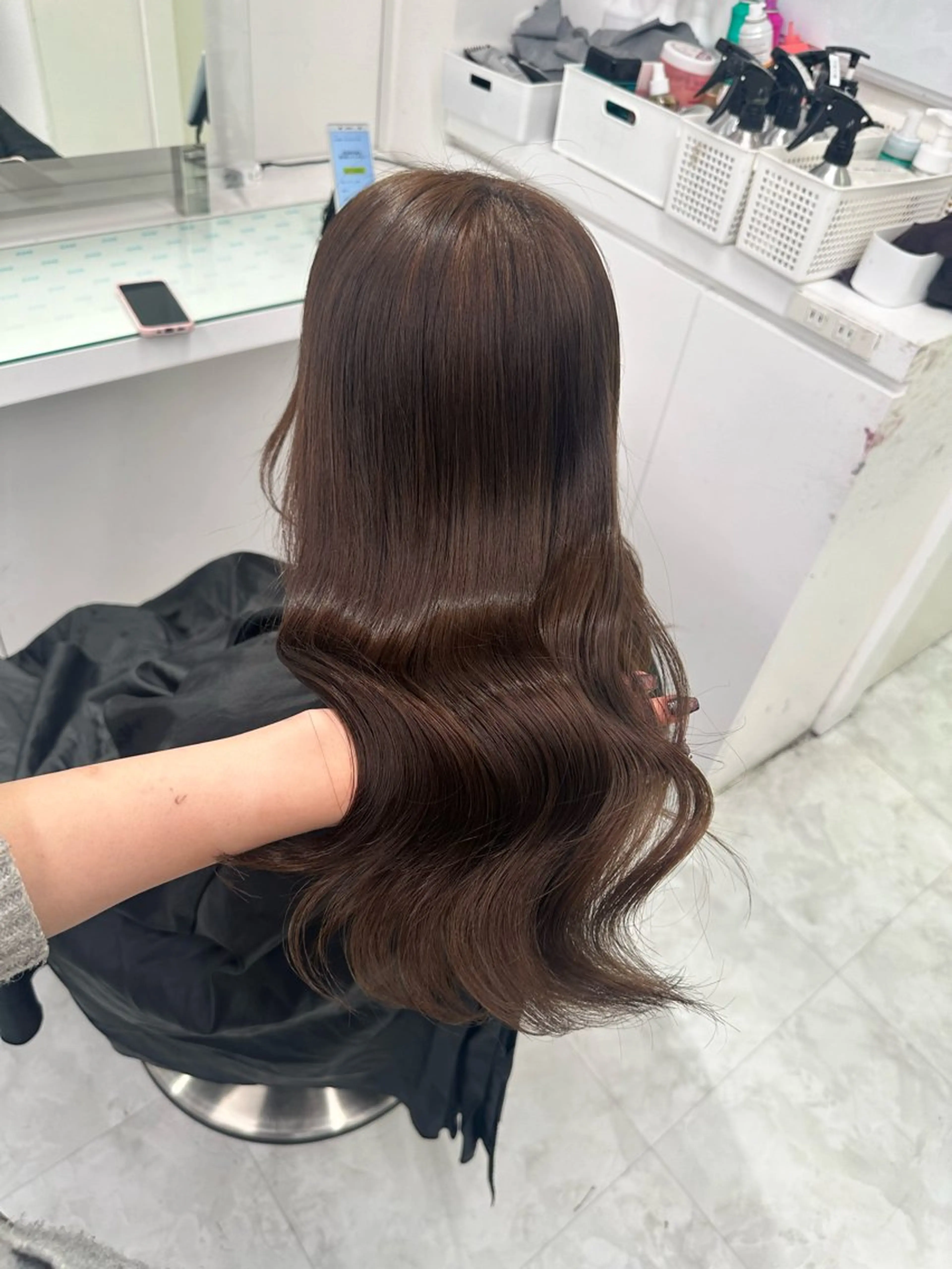 カラー マンツーマン/原宿/ 透明感カラー⭐️のヘアスタイル