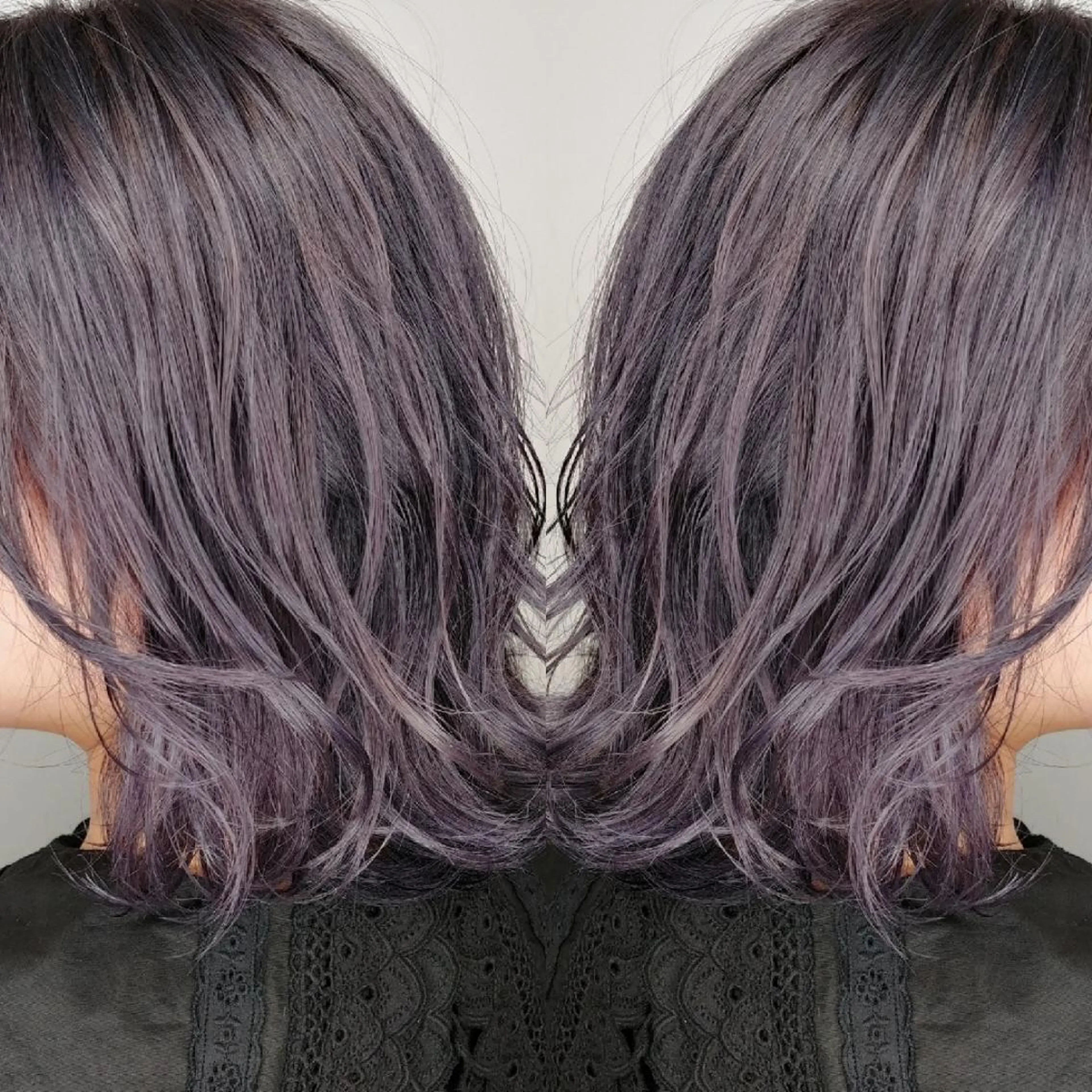 ミディアム カラー ブリーチ 竹内啓太 ボブのヘアスタイル