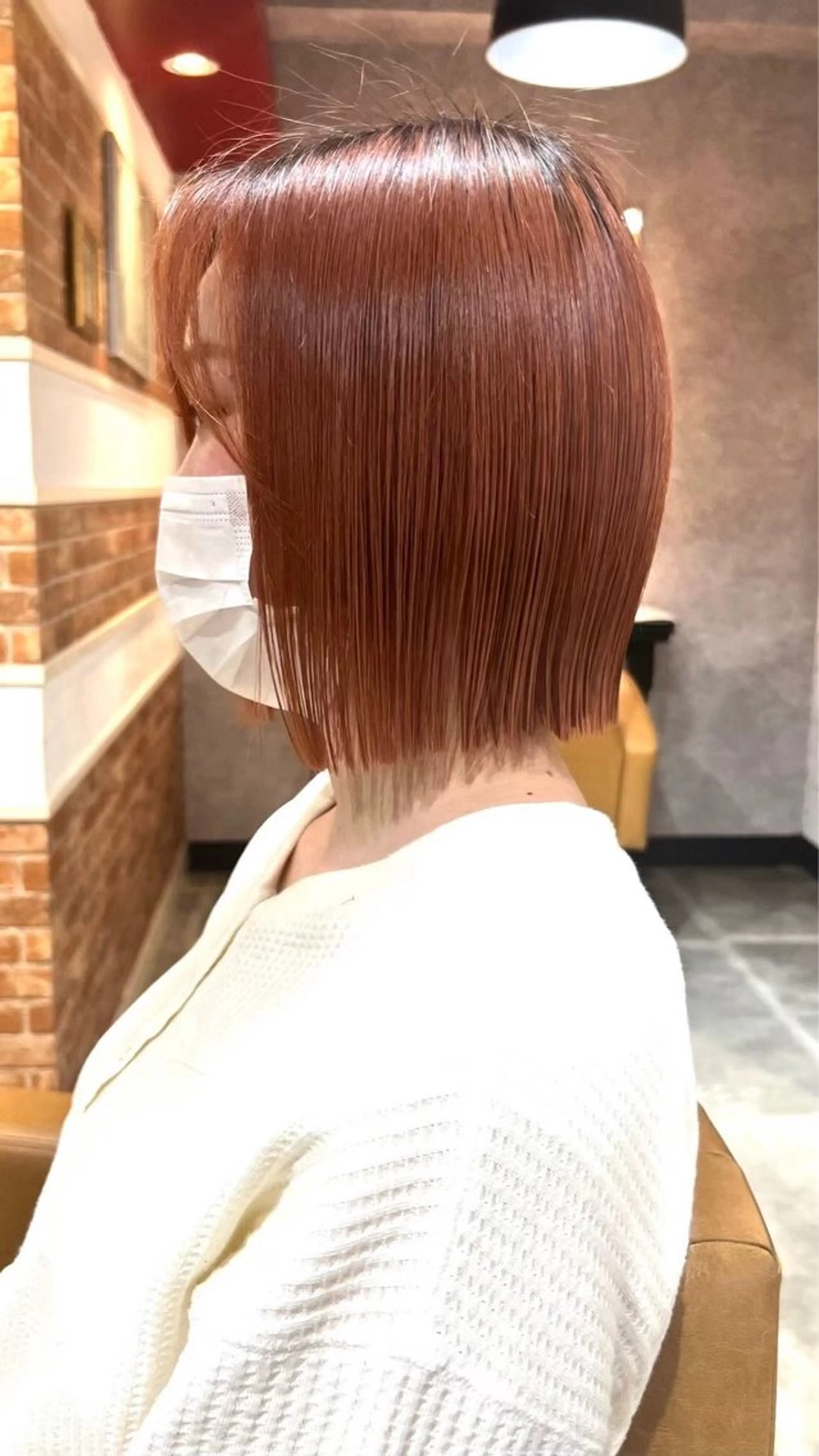 【透明感抜群❗️】🐬カット＆ワンカラー＆トリートメント❗️超音波アイロン付き❗️の写真