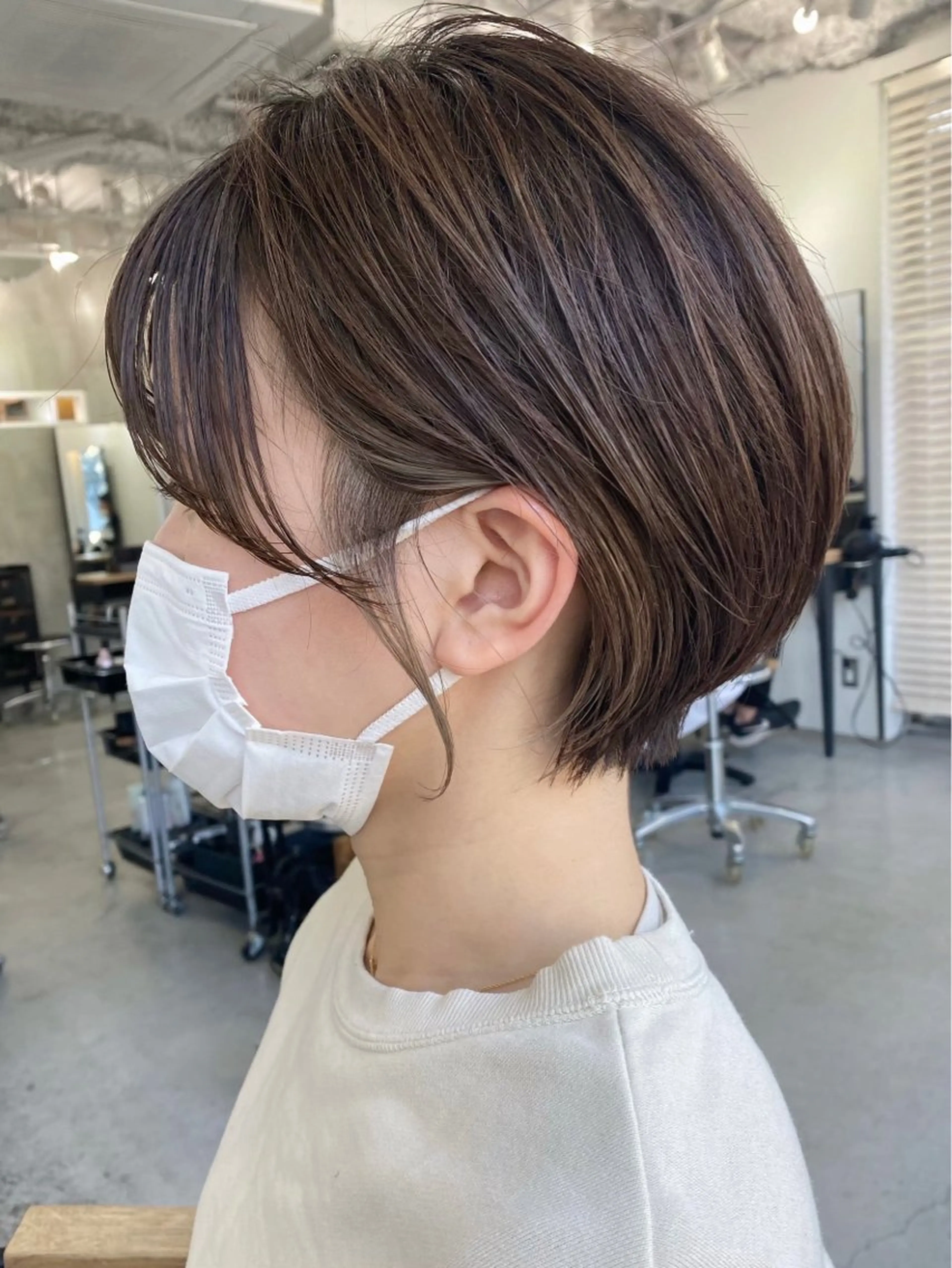 ショート カラー ヘアアレンジ ショートヘア 🫧透明感カラー/ ナルハ🫧のヘアスタイル