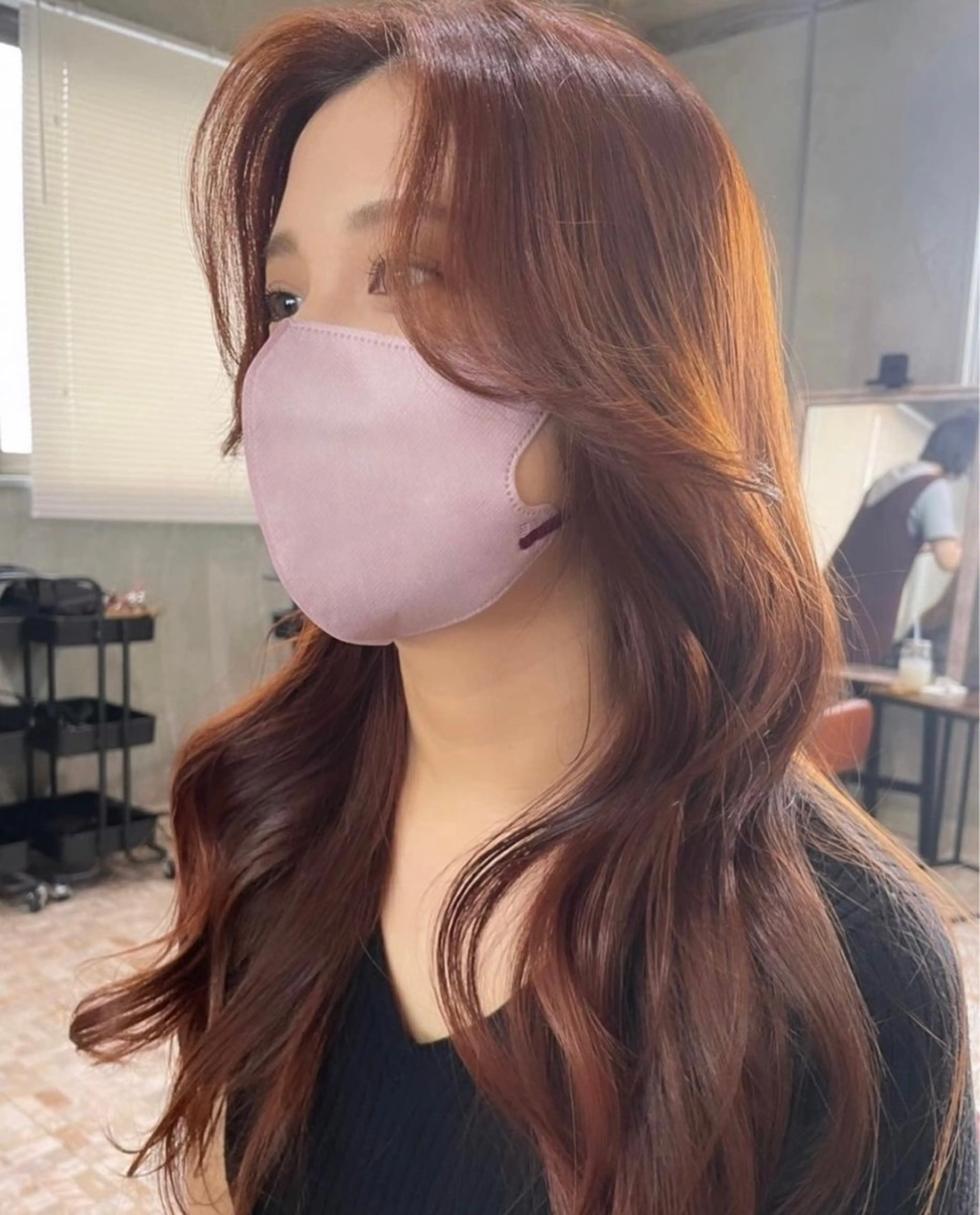 ロング カラー 韓国風ヘア カット ヘアカラー risako🇰🇷 韓国ヘア/レイヤーのヘアスタイル