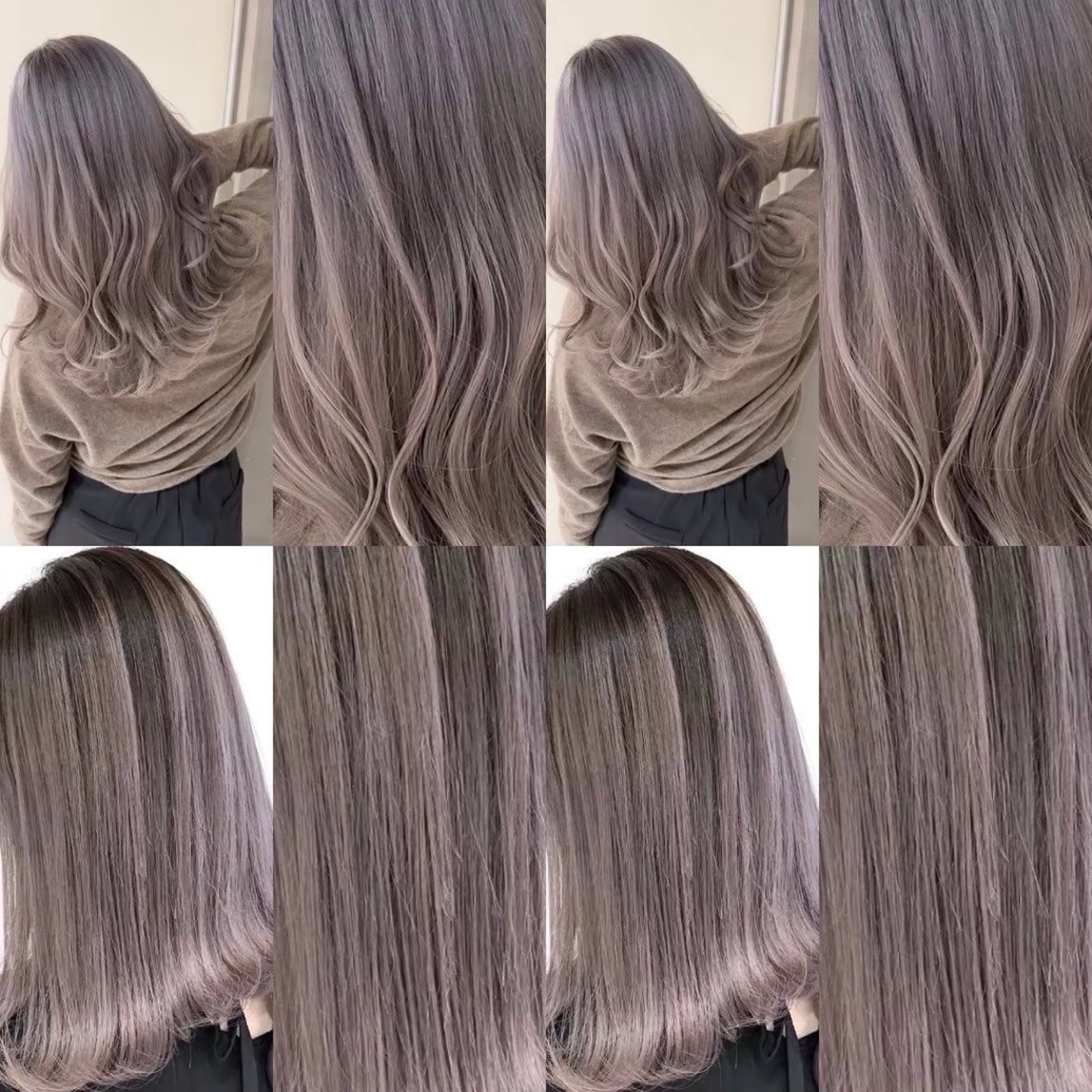 セミロング カラー ヘアアレンジ ૭ 艶髪透明感૭ヘア カラーＡＭＩ🫧のヘアスタイル