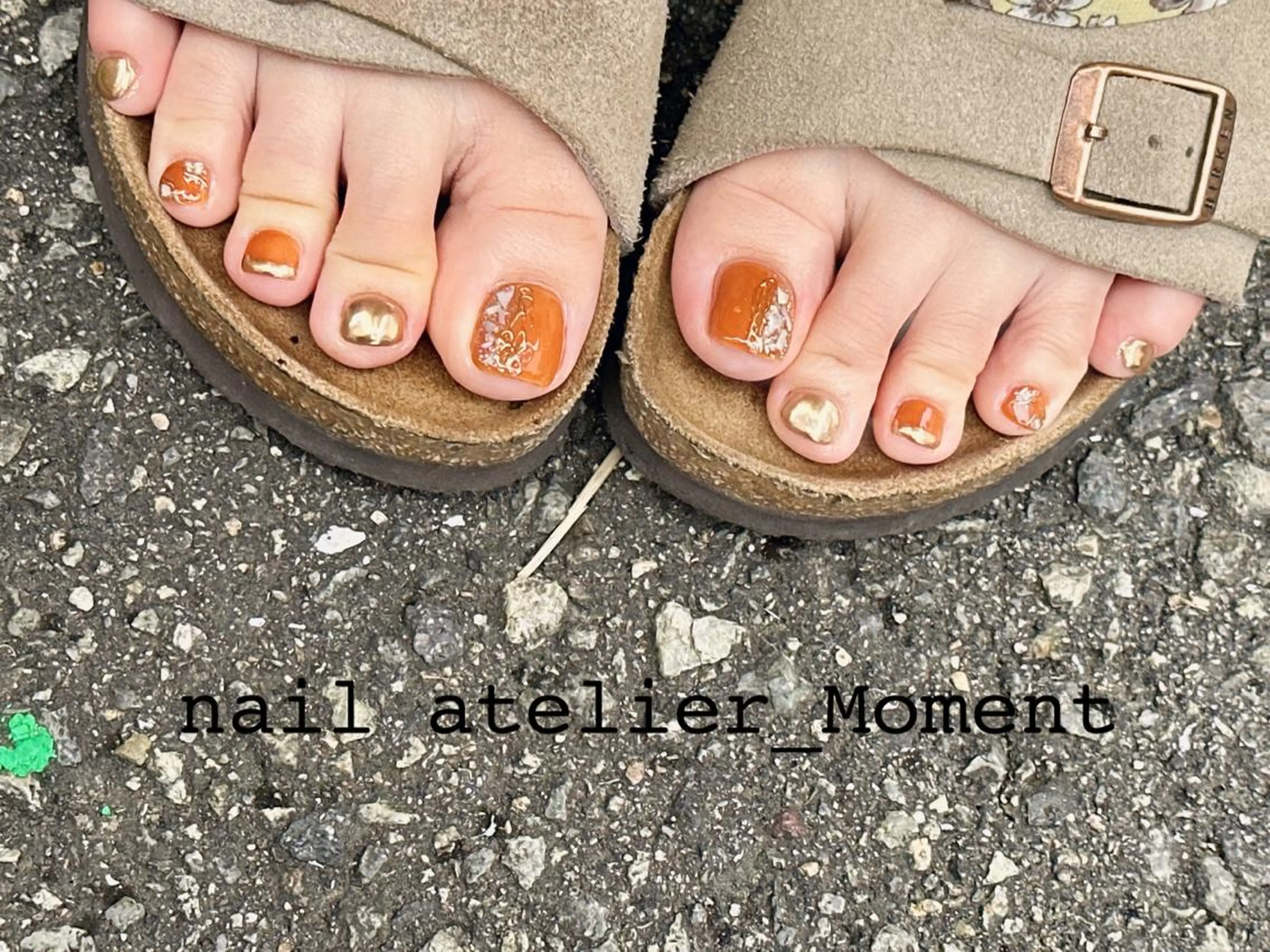 ネイル フットネイル nail atelier_Moment所属・nail Momentのネイルデザイン