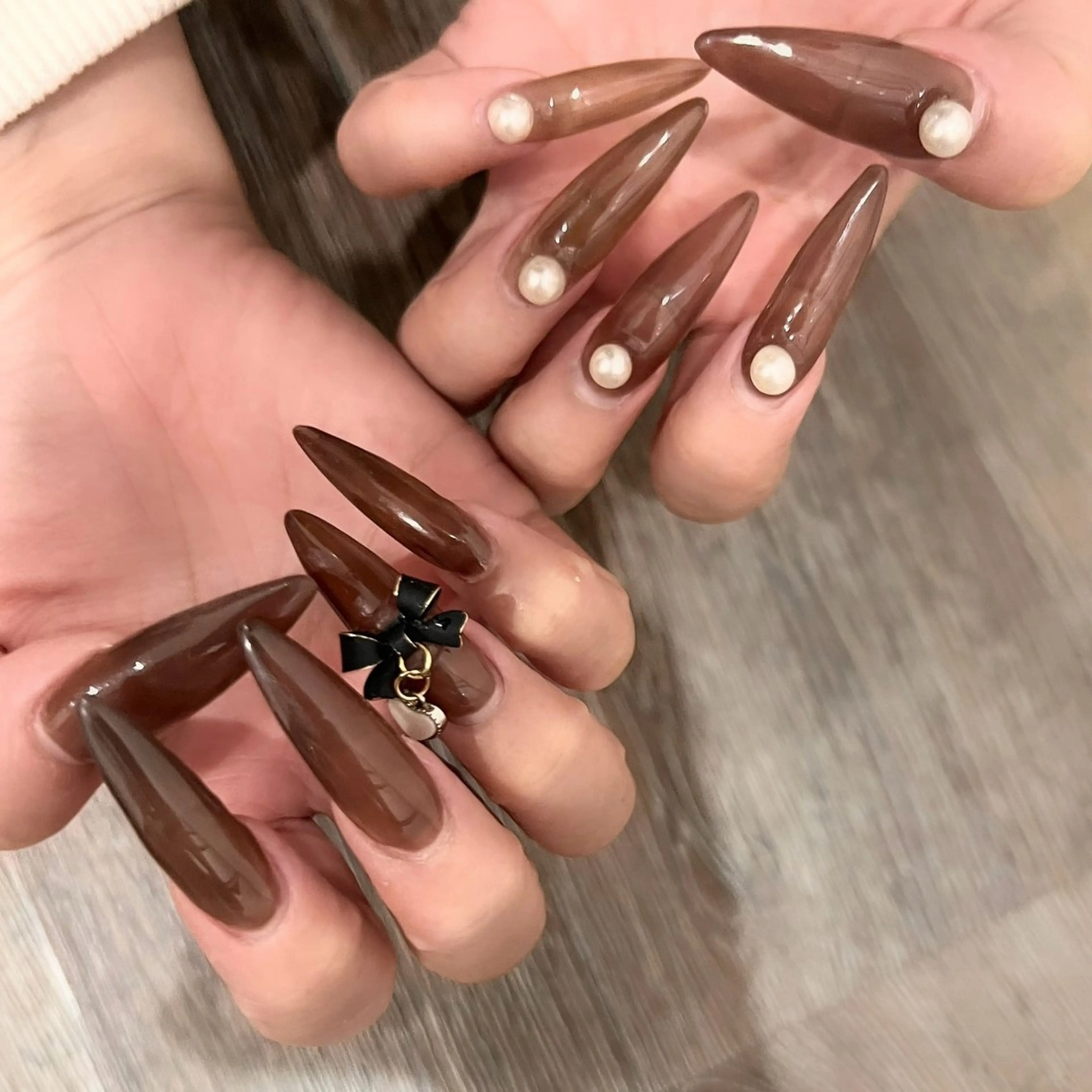 ネイル フレンチネイル ハート 韓国ネイル ワンカラーネイル ピンク 🎀池袋heart nail🎀のネイルデザイン