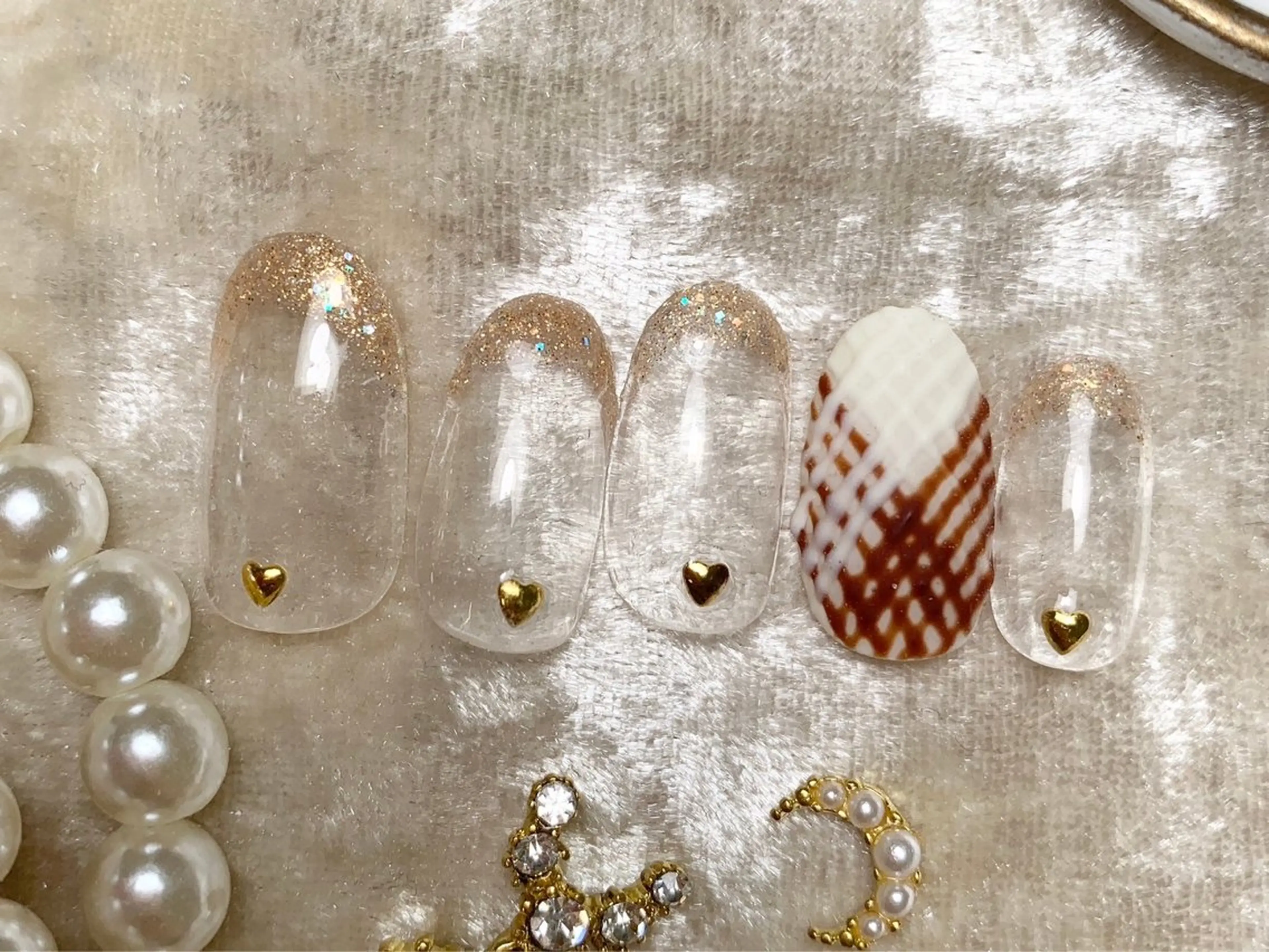 ネイル ハンドネイル ネイルPetit Ribbonのネイルデザイン