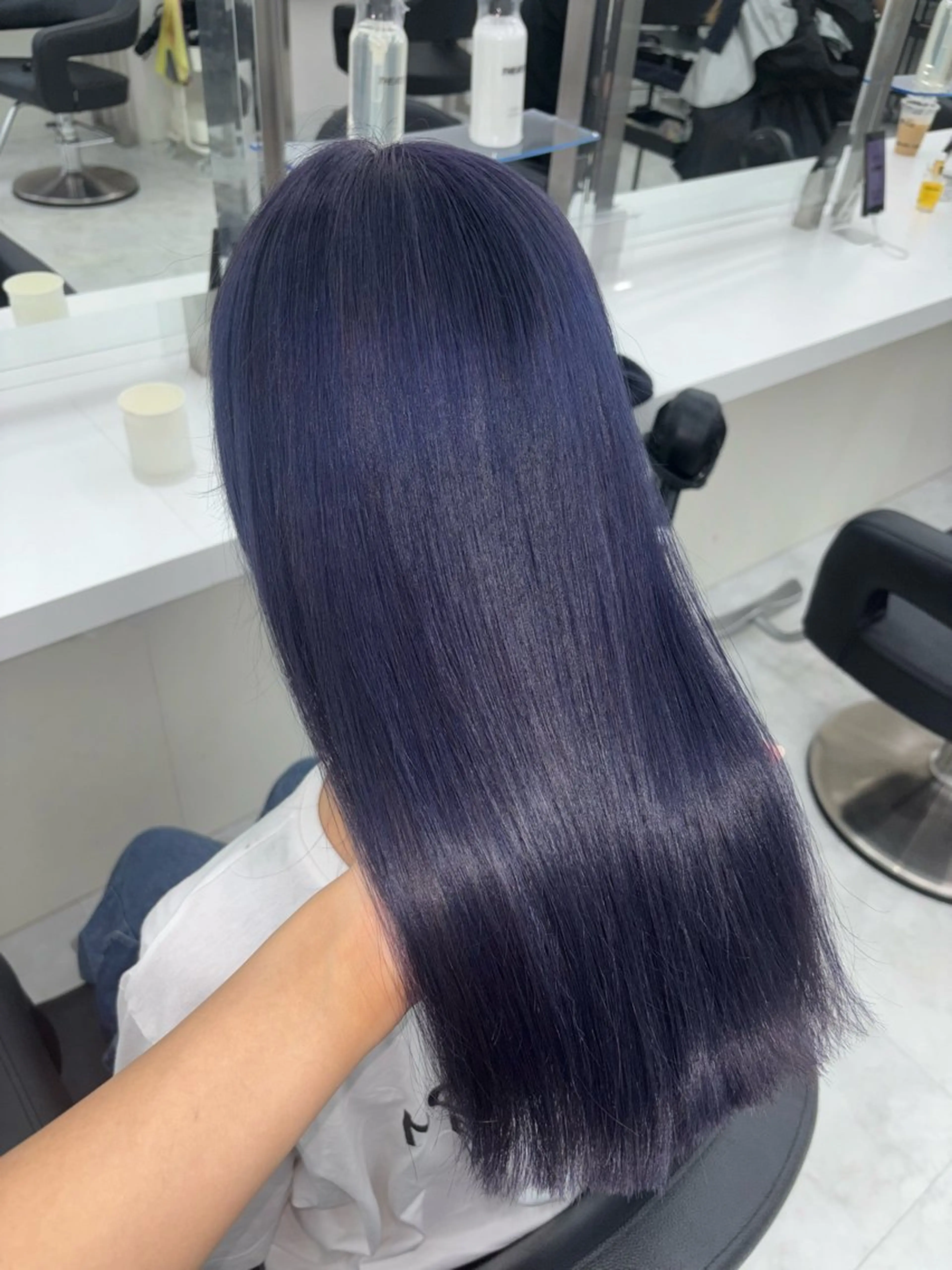 ロング カラー ヘアカラー ヘッドスパ ヘアセット 透明感ハイトーン☁️ 斗和🫧天神のヘアスタイル