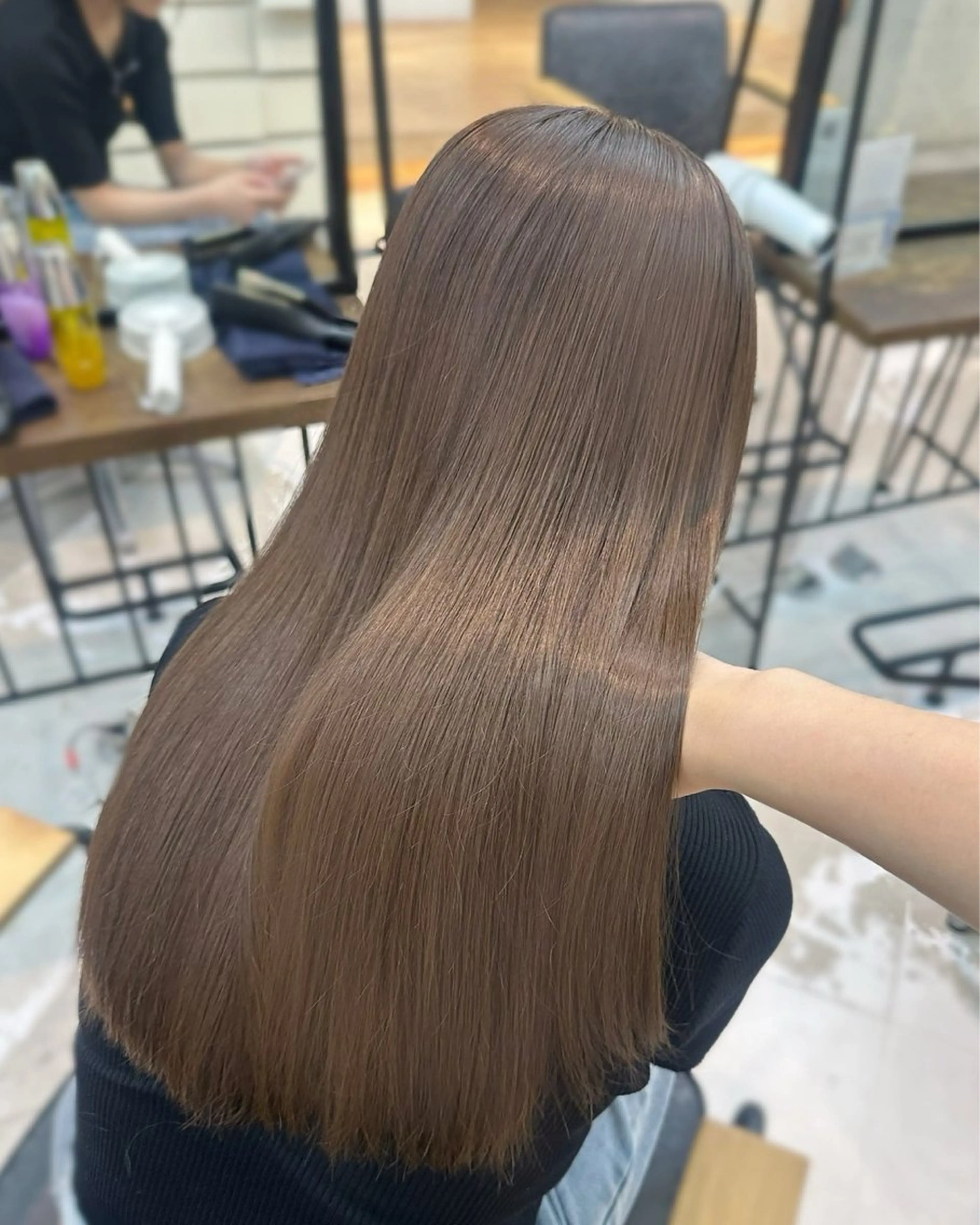 今だけ限定価格でご案内可能✨️✨️ダブルカラーで艶感ハイトーン🤎🫧🎀の写真