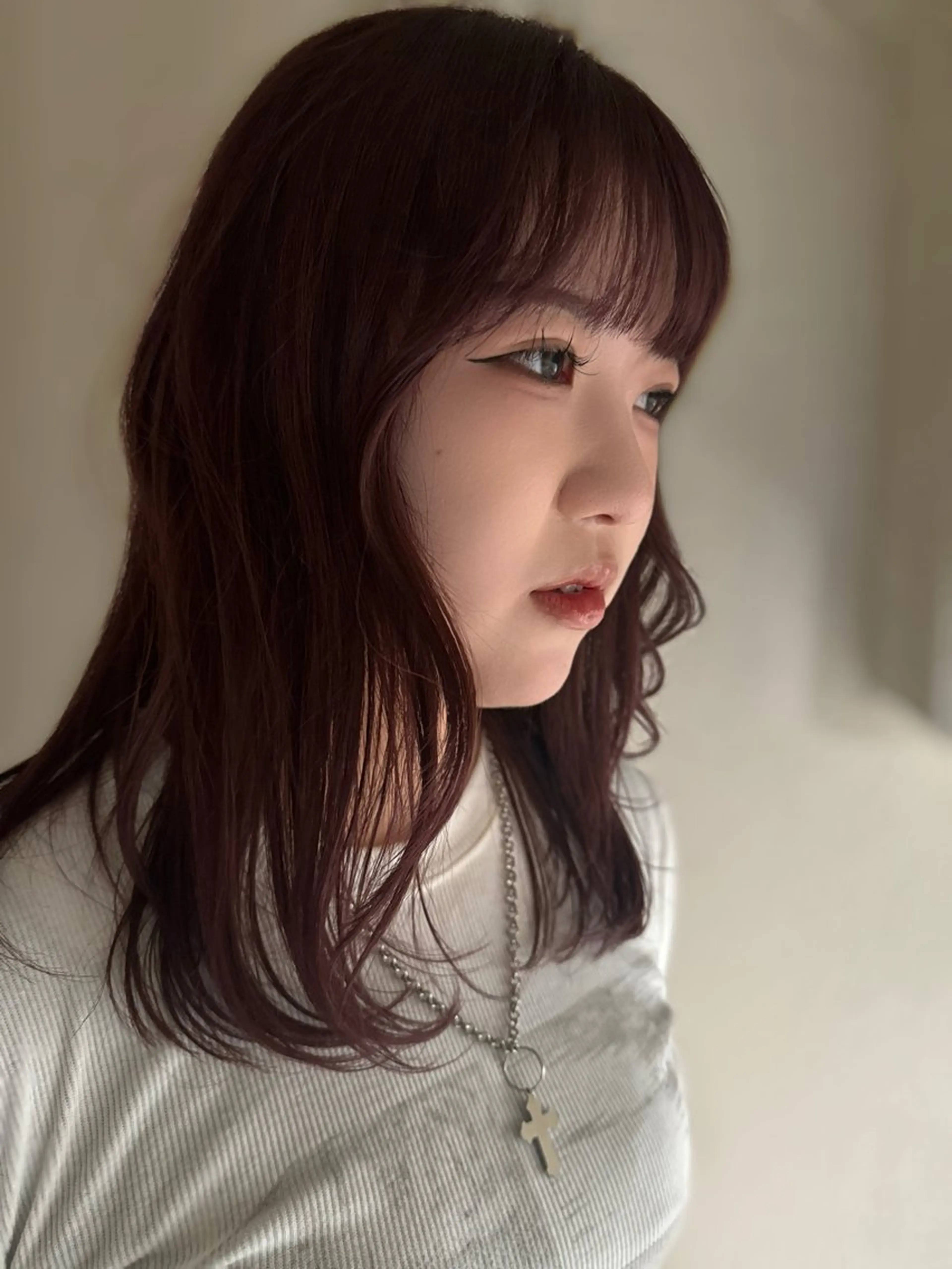 セミロング カラー ヘアカラー 🎀Natsumi /暖色カラー🎀のヘアスタイル