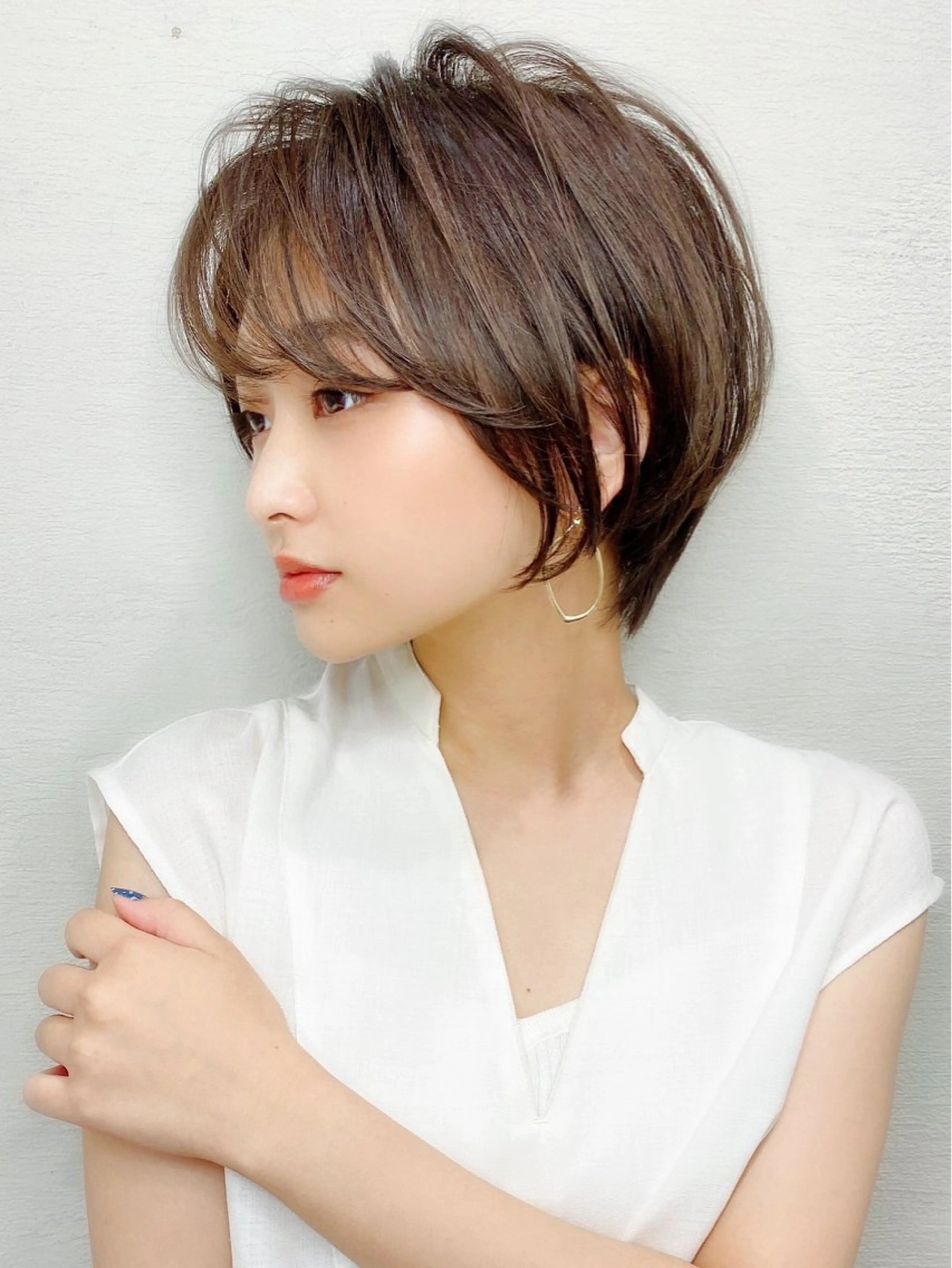 ショート カラー afloatkobe所属・美髪/髪質改善 川口凌弥のヘアスタイル