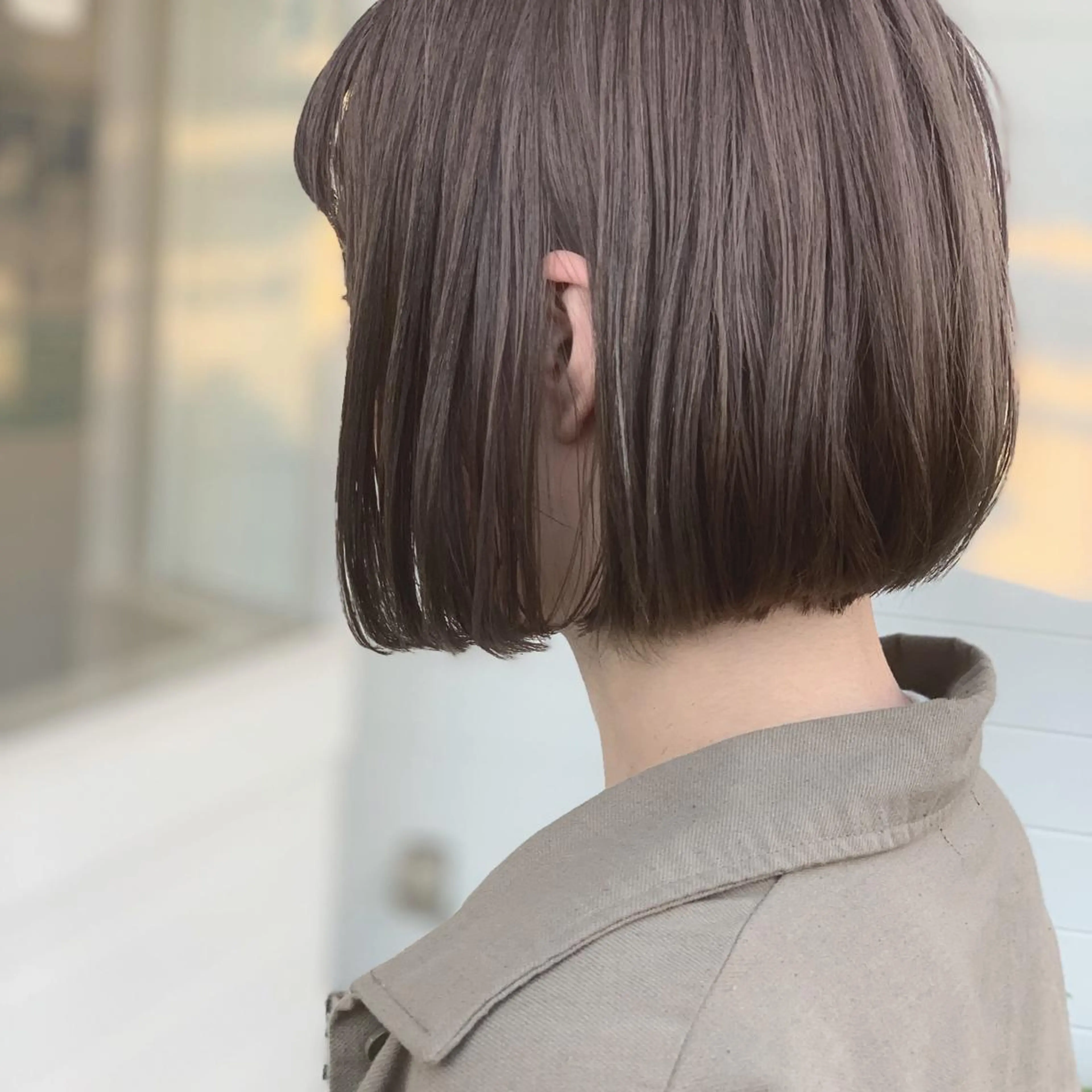 ショート カラー カット 山中 亮司のヘアスタイル