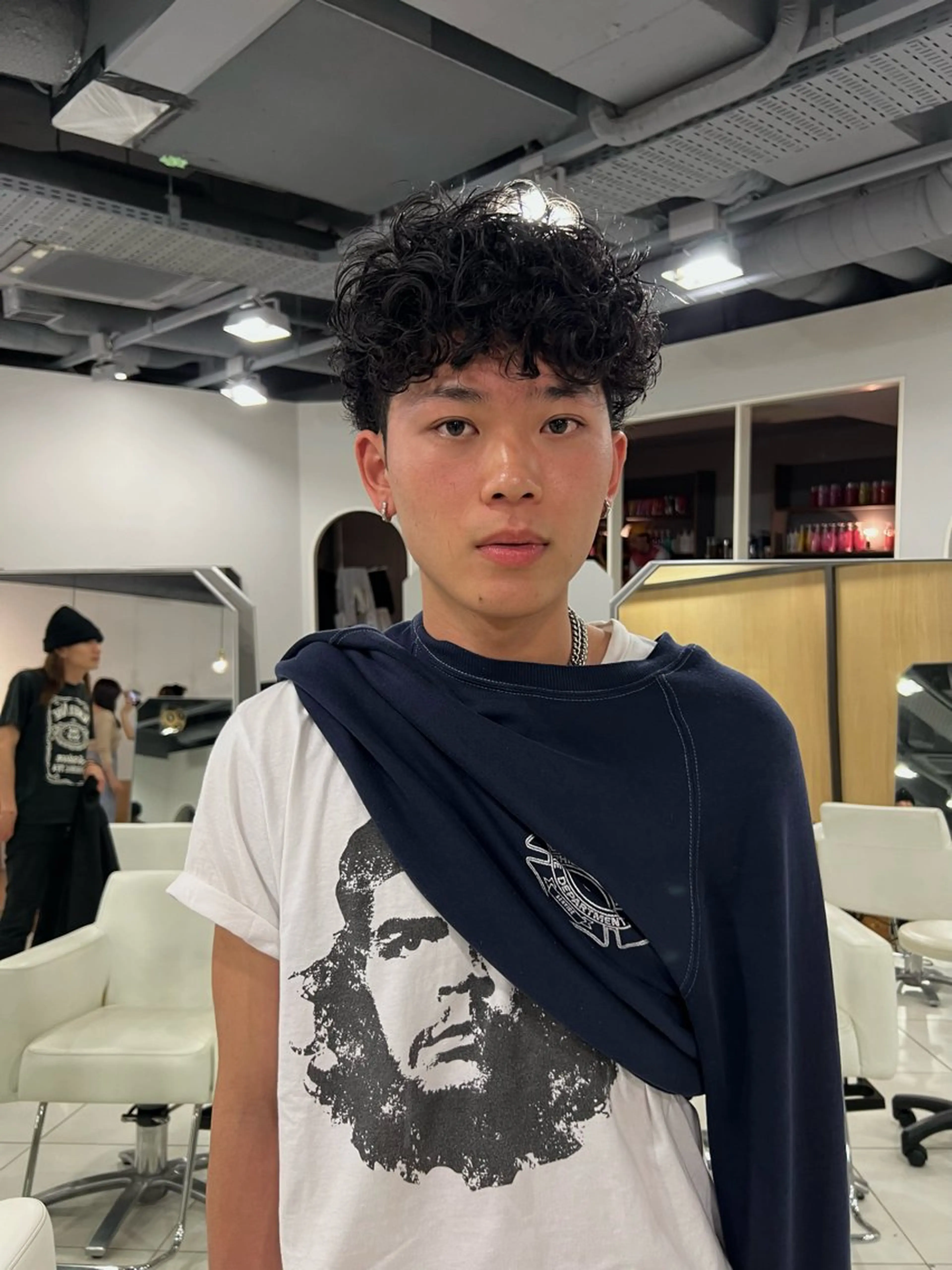 ショート パーマ メンズ メンズパーマ ニュアンスパーマ パーマ Kawano Kaitoのヘアスタイル