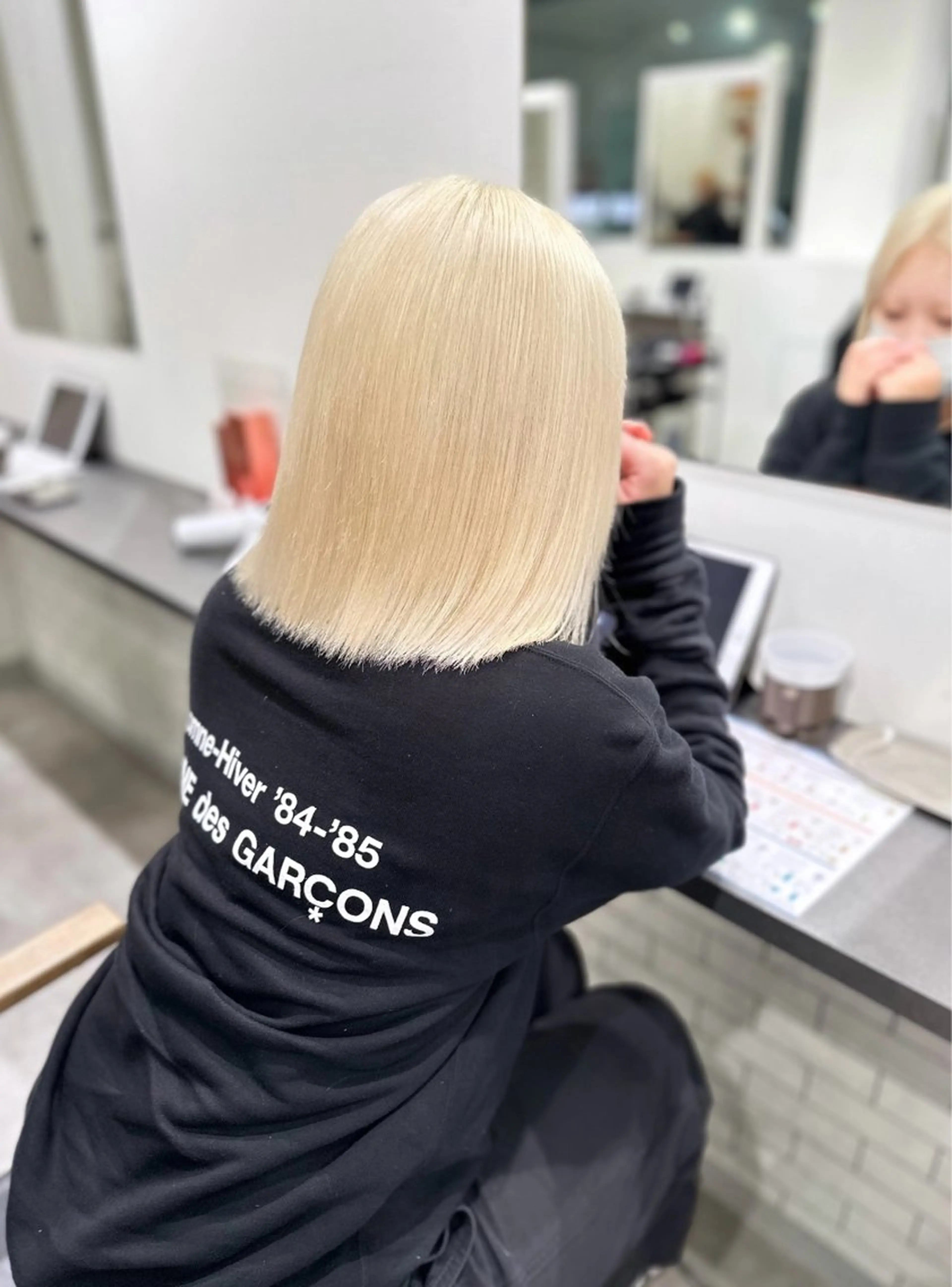 カラー ヘアカラー miyu/ハイトーン /ブリーチのヘアスタイル