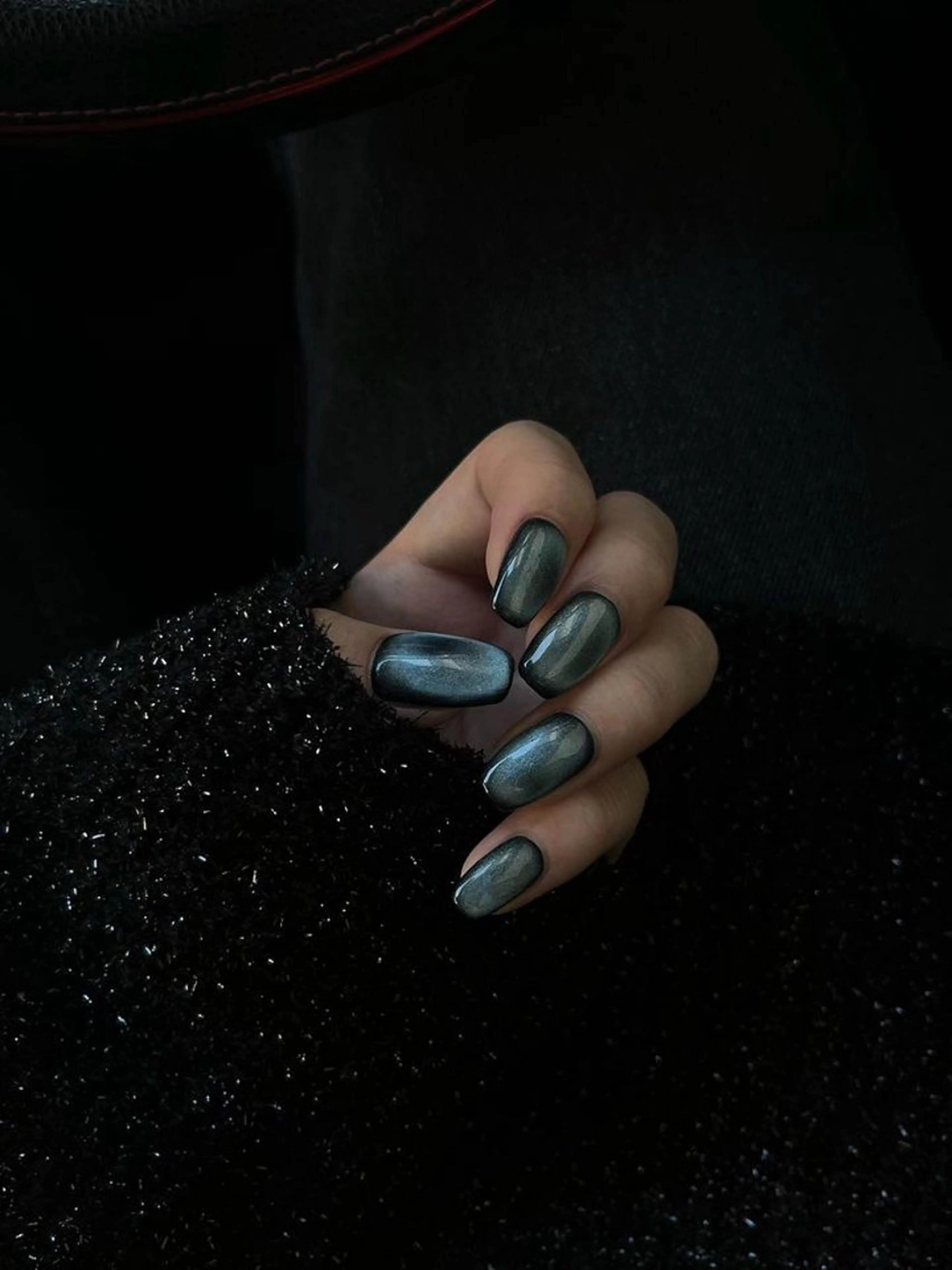 ネイル マグネットネイル マグネットワンカラー ワンカラーネイル charmant nailのネイルデザイン