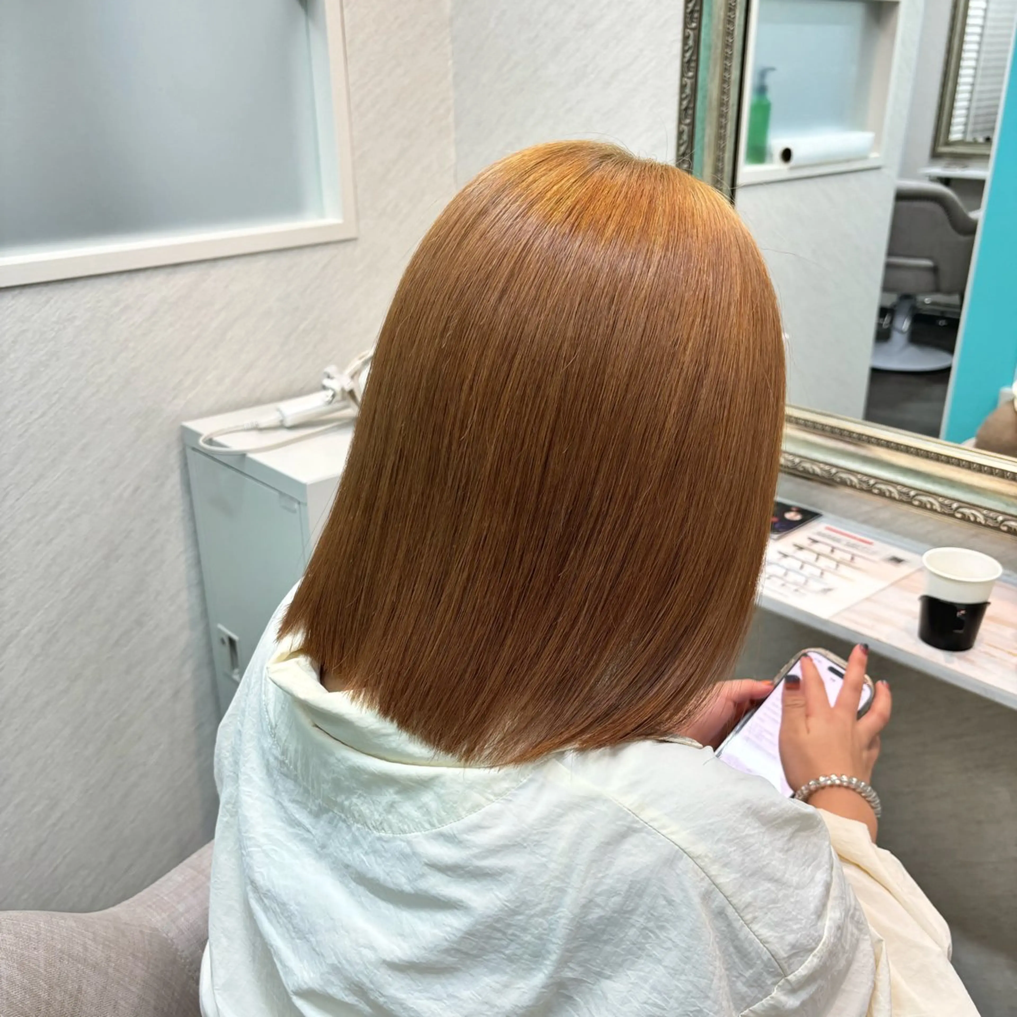 ミディアム ✨️縮毛矯正✨️ 髪質改善✨️カノンのヘアスタイル