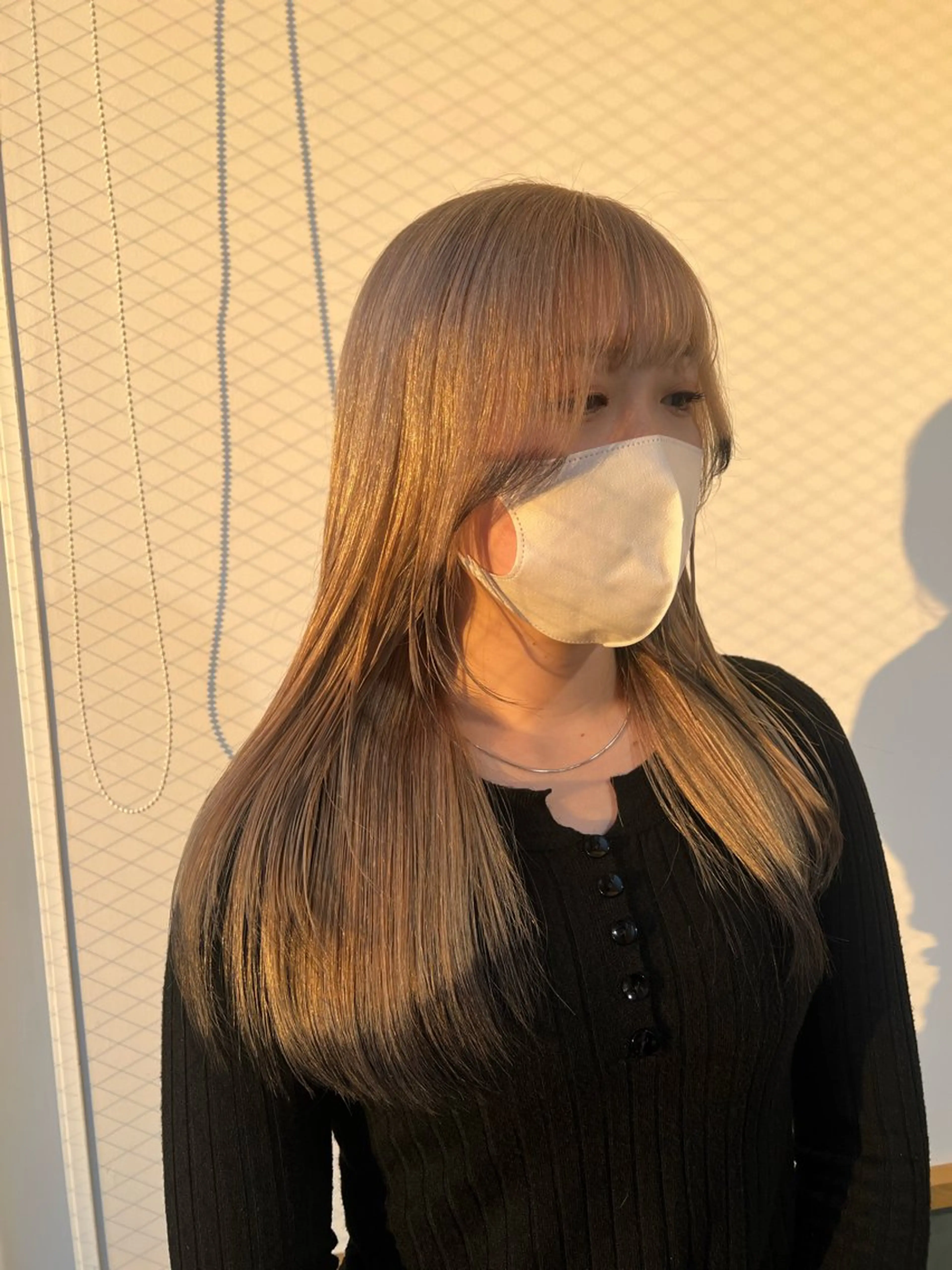 ロング カラー カット ヘアカラー トリートメント ブリーチなし 透明感🔅KANTAのヘアスタイル