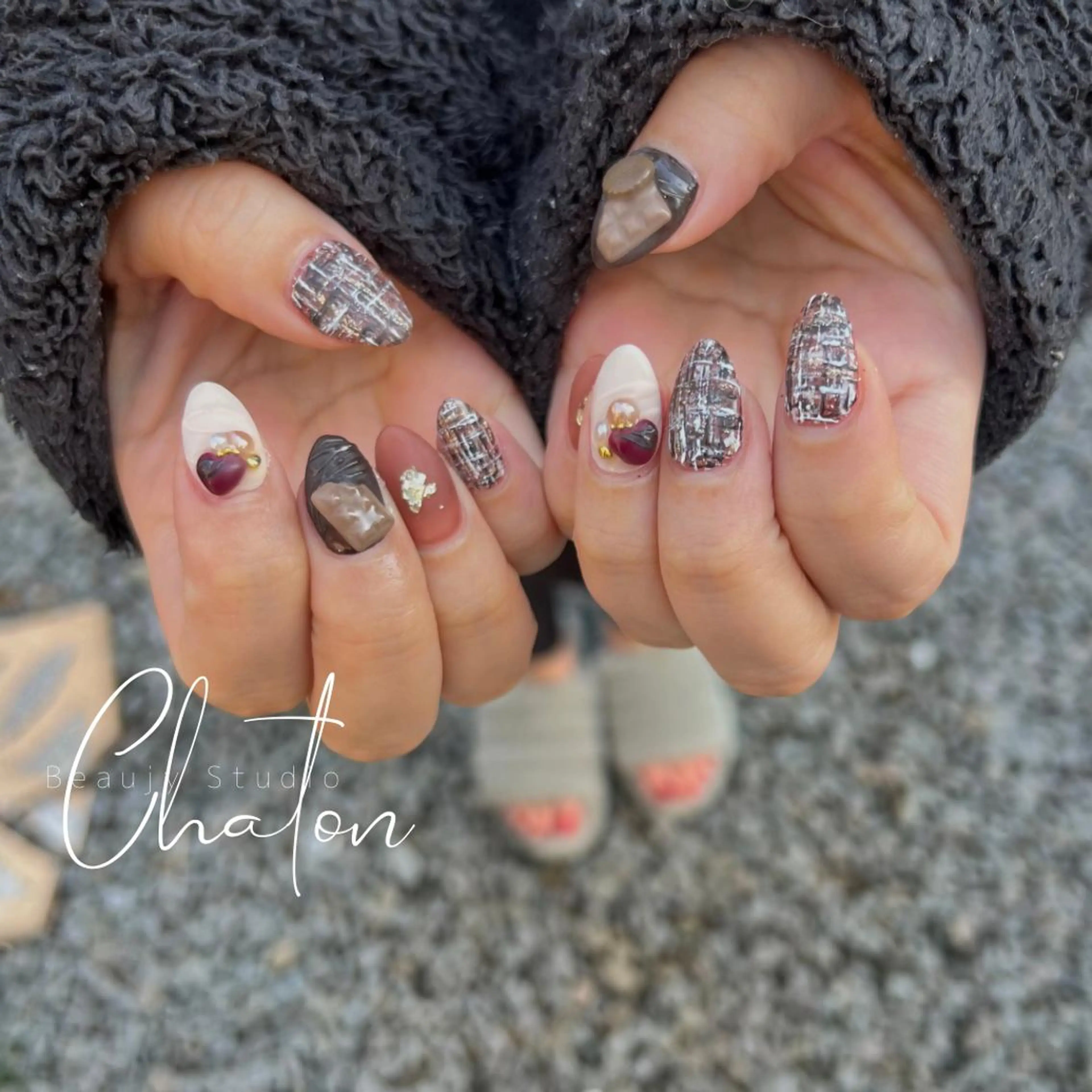 ミディアム KADONO YUIKAのネイルデザイン