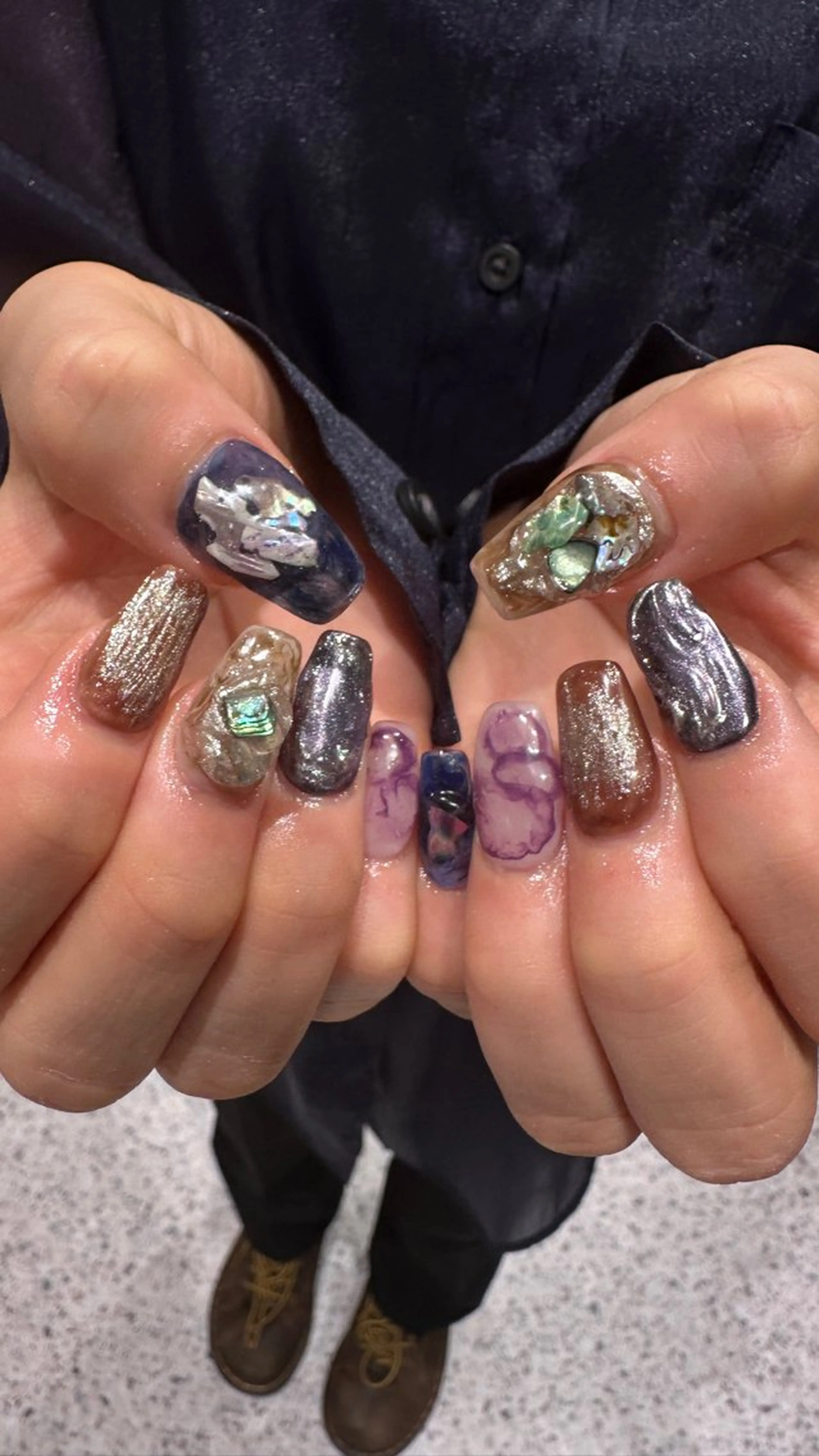 ネイル ハンドネイル 👽個性派ネイル🎀 komachiのネイルデザイン