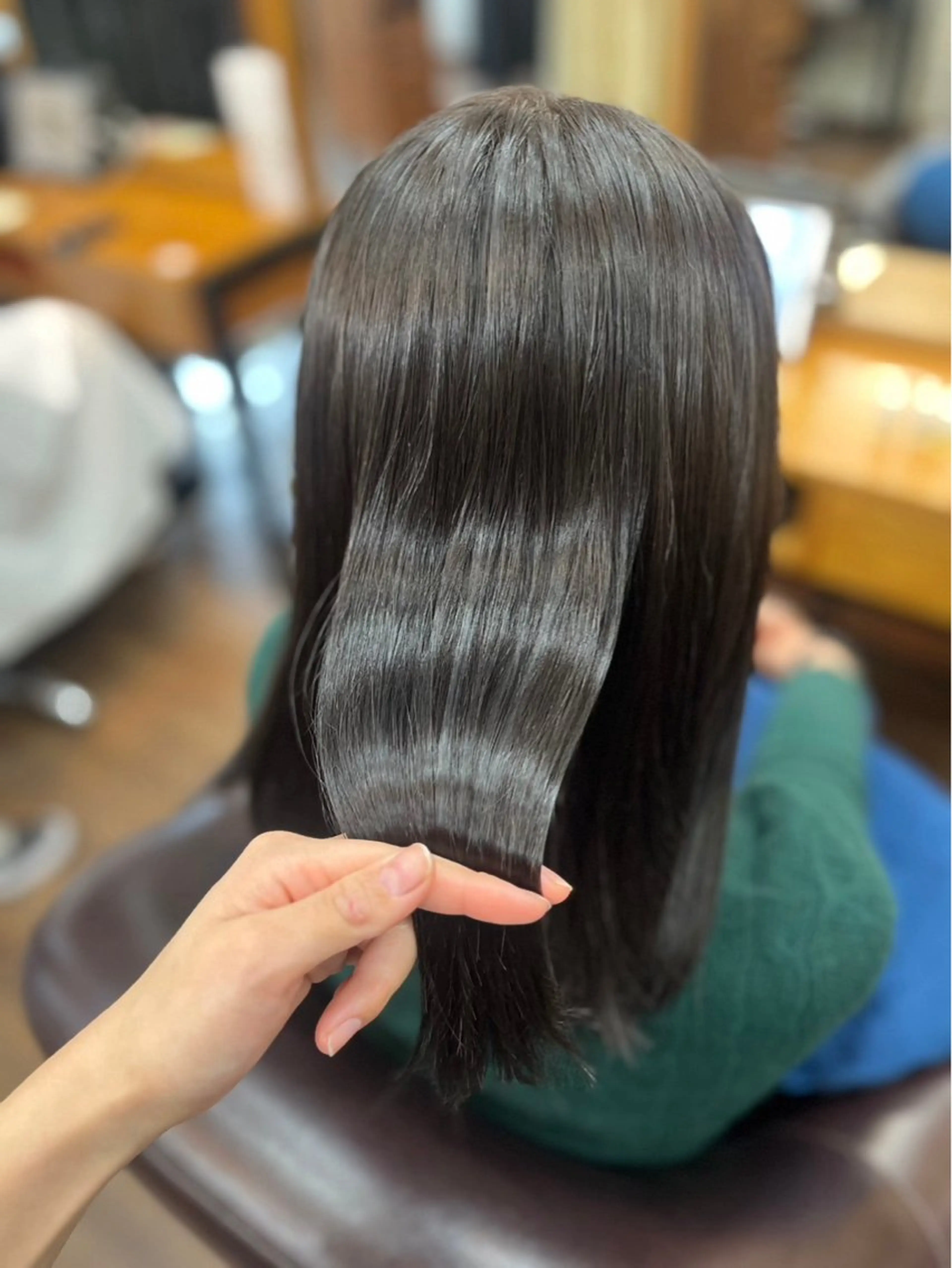 ロング Haruka韓国風 似合わせカット♡のヘアスタイル