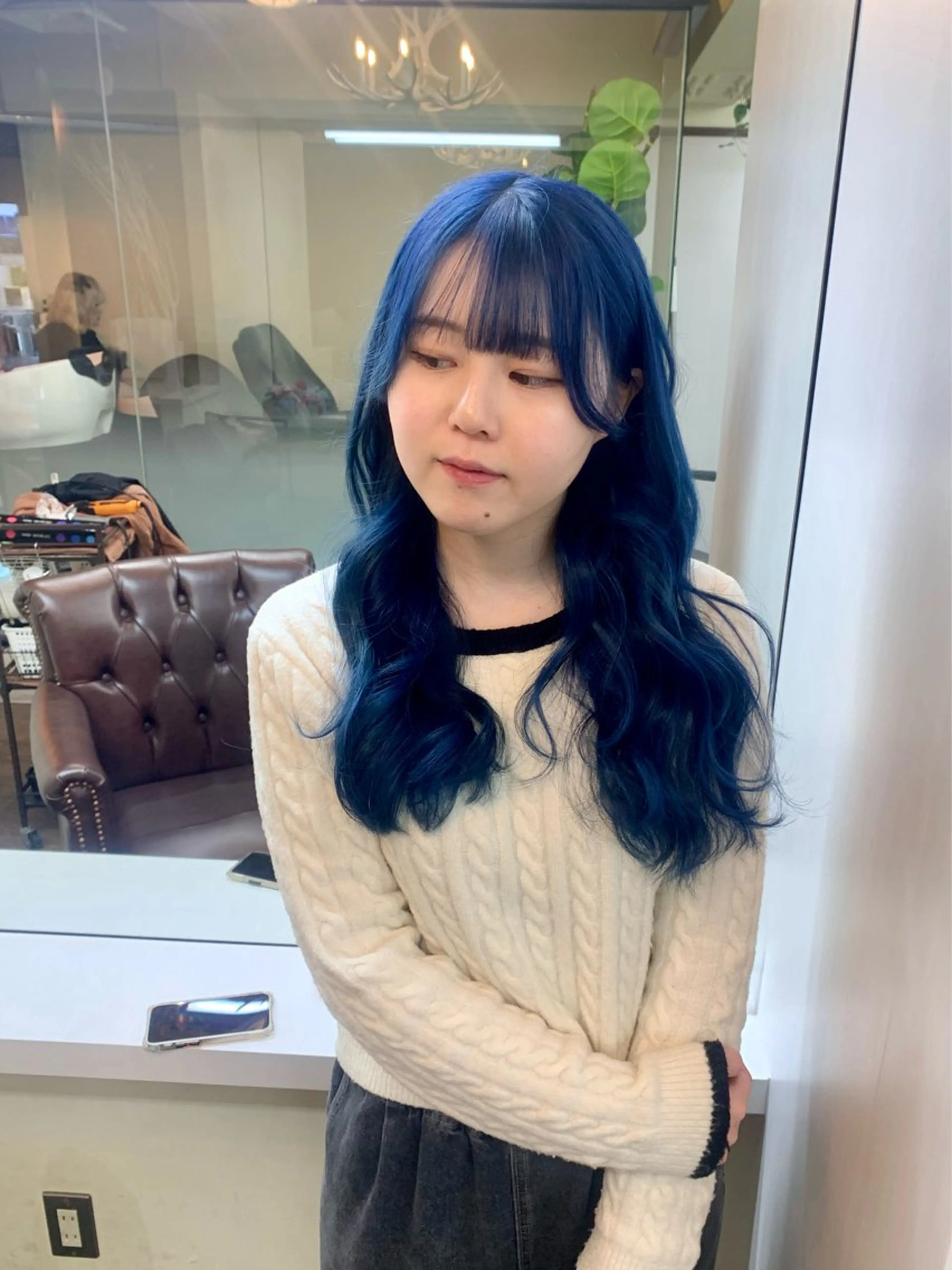 セミロング カラー ヘアアレンジ ヘアカラー トリートメント 個性爆弾💣 ダブルカラー/ゆかのヘアスタイル