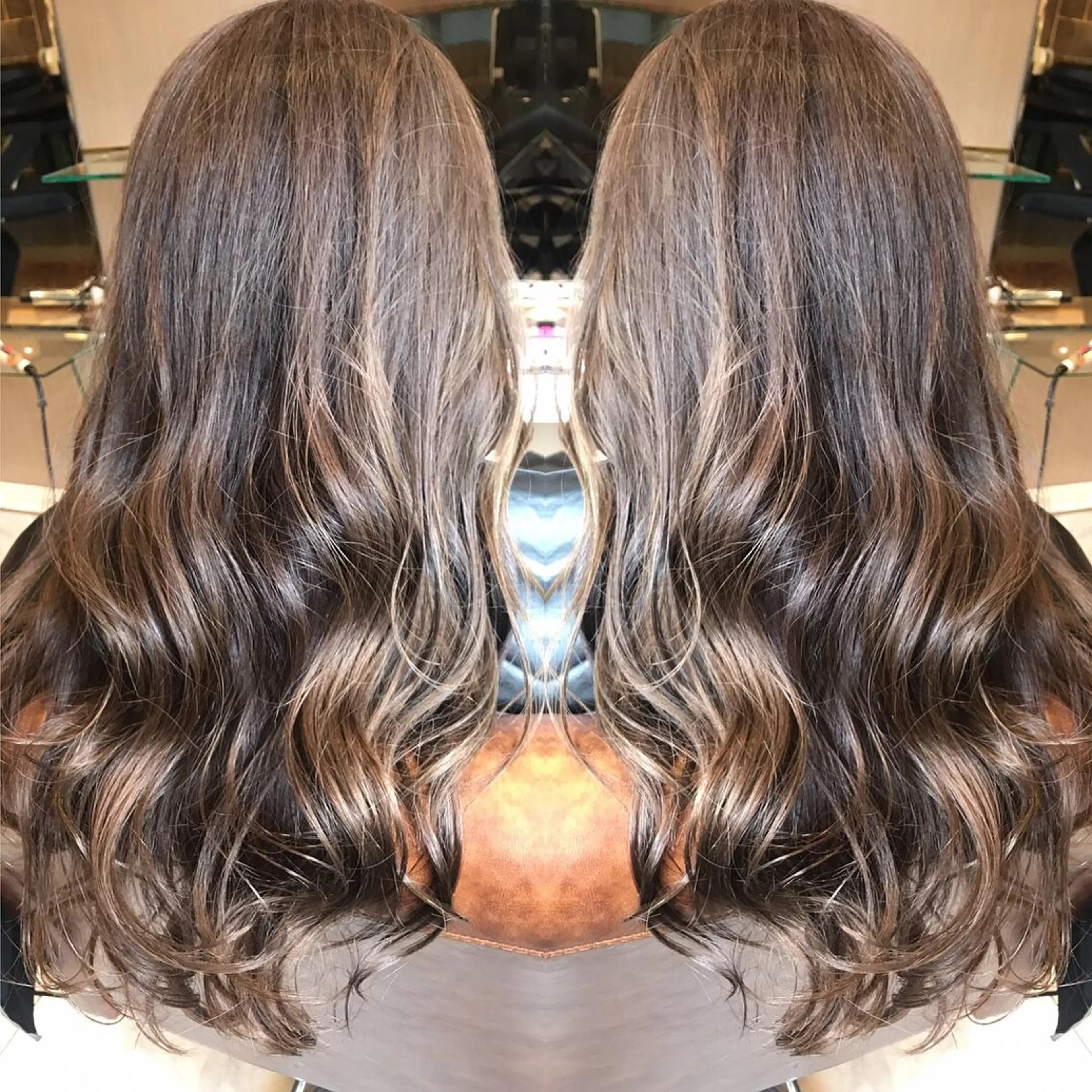 セミロング カラー ヘアアレンジ 外国人風カラー 🫧代表/新宿駅近/ 限定価格🫧田辺貴裕のヘアスタイル