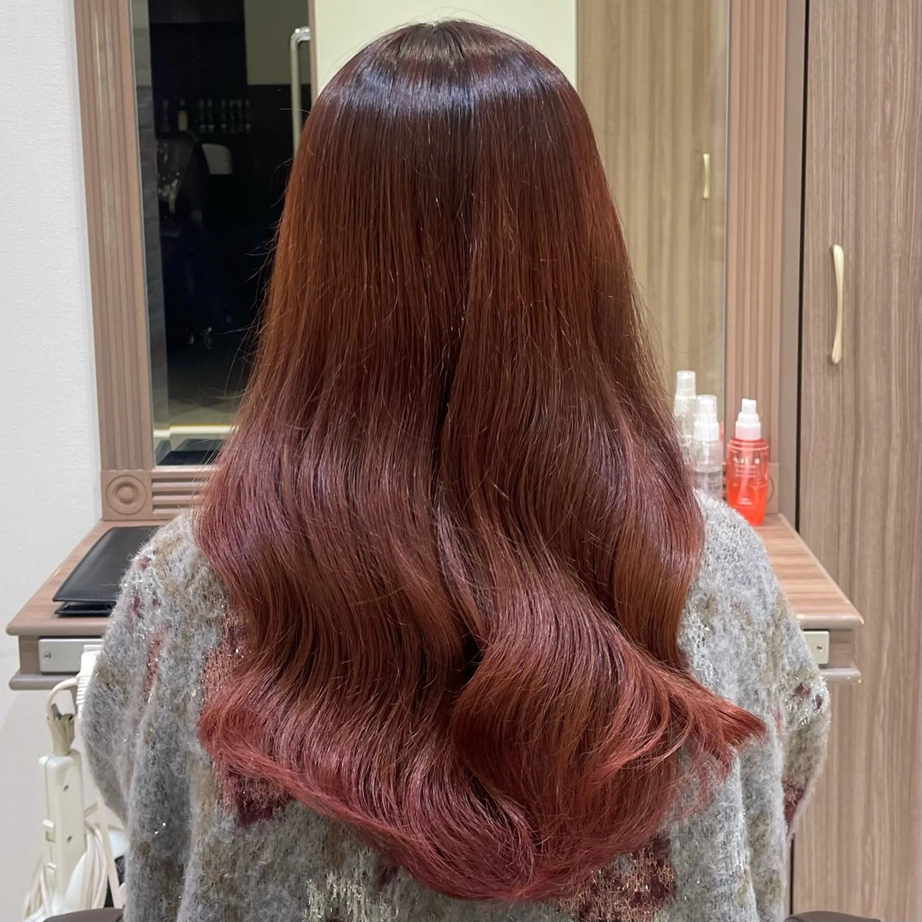 ロング カラー ブリーチ ブリーチなしカラー 𓍯暖色/韓国風 田中沙羅‎𓍯のヘアスタイル