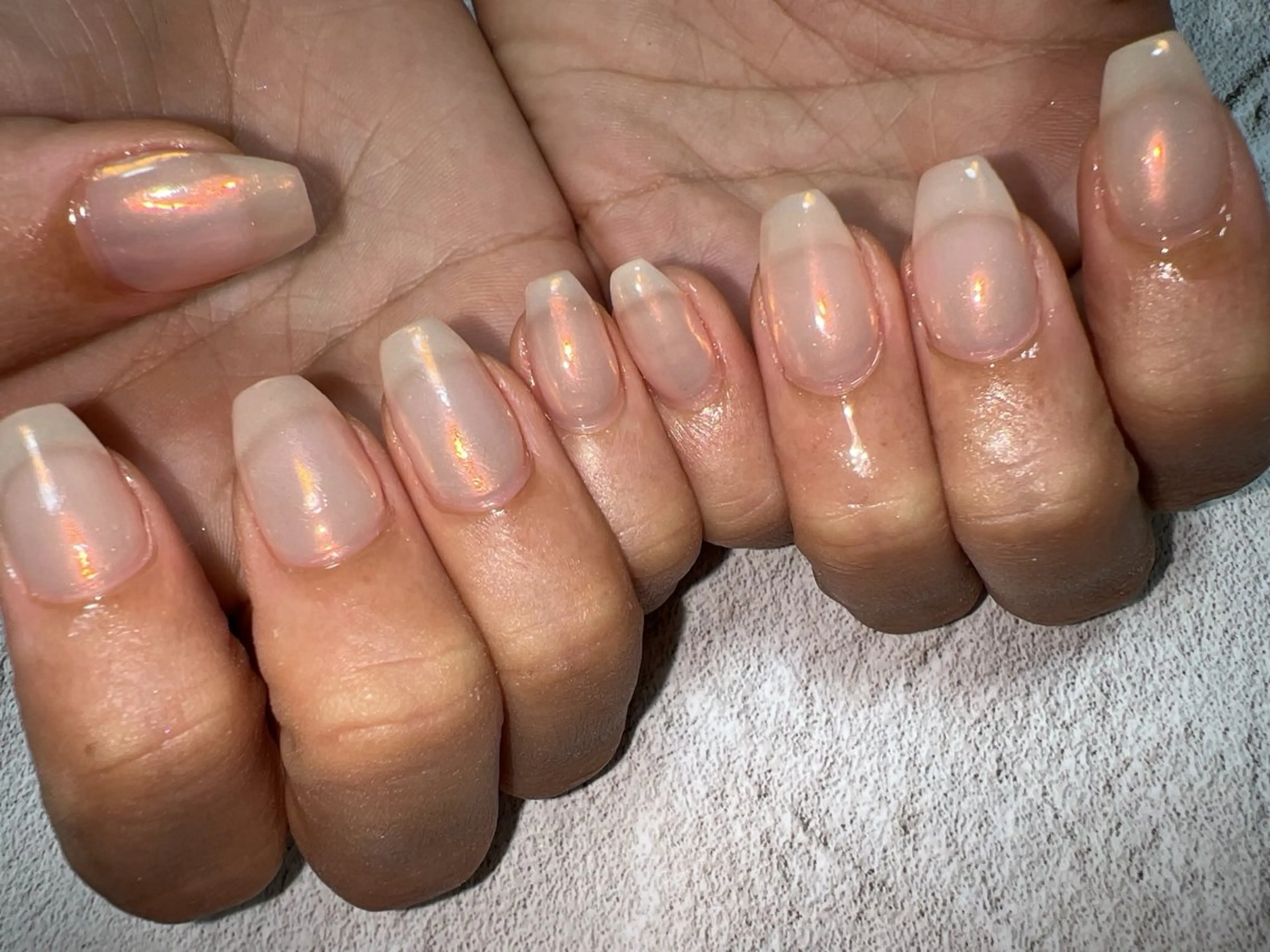 ネイル オーロラネイル coco nailのネイルデザイン