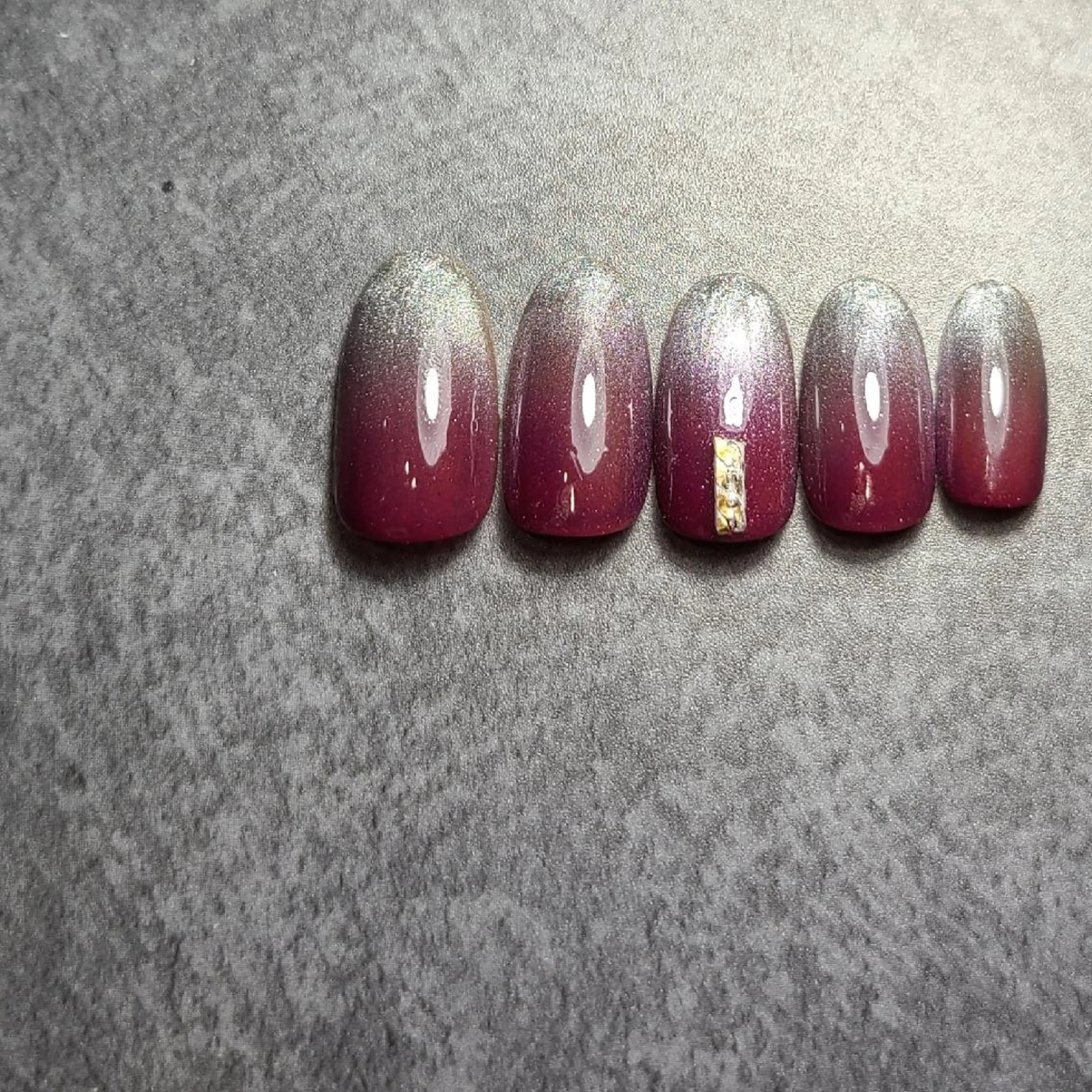 ネイル グラデーション マグネットネイル ハンドネイル NOGUCHI  KANAのネイルデザイン