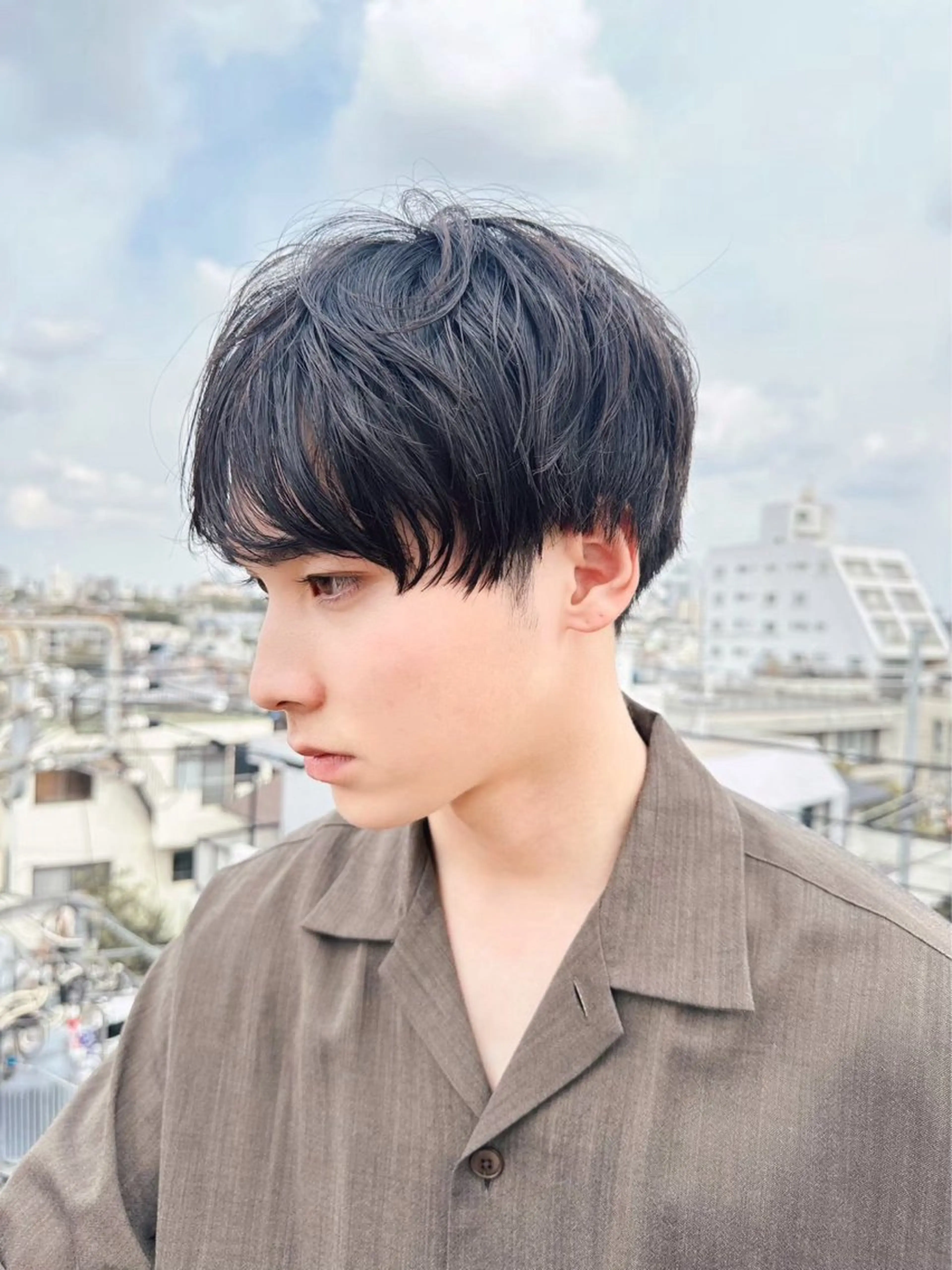 カラー メンズ ヘアカラー トリートメント aria 【カラーモデル】のヘアスタイル