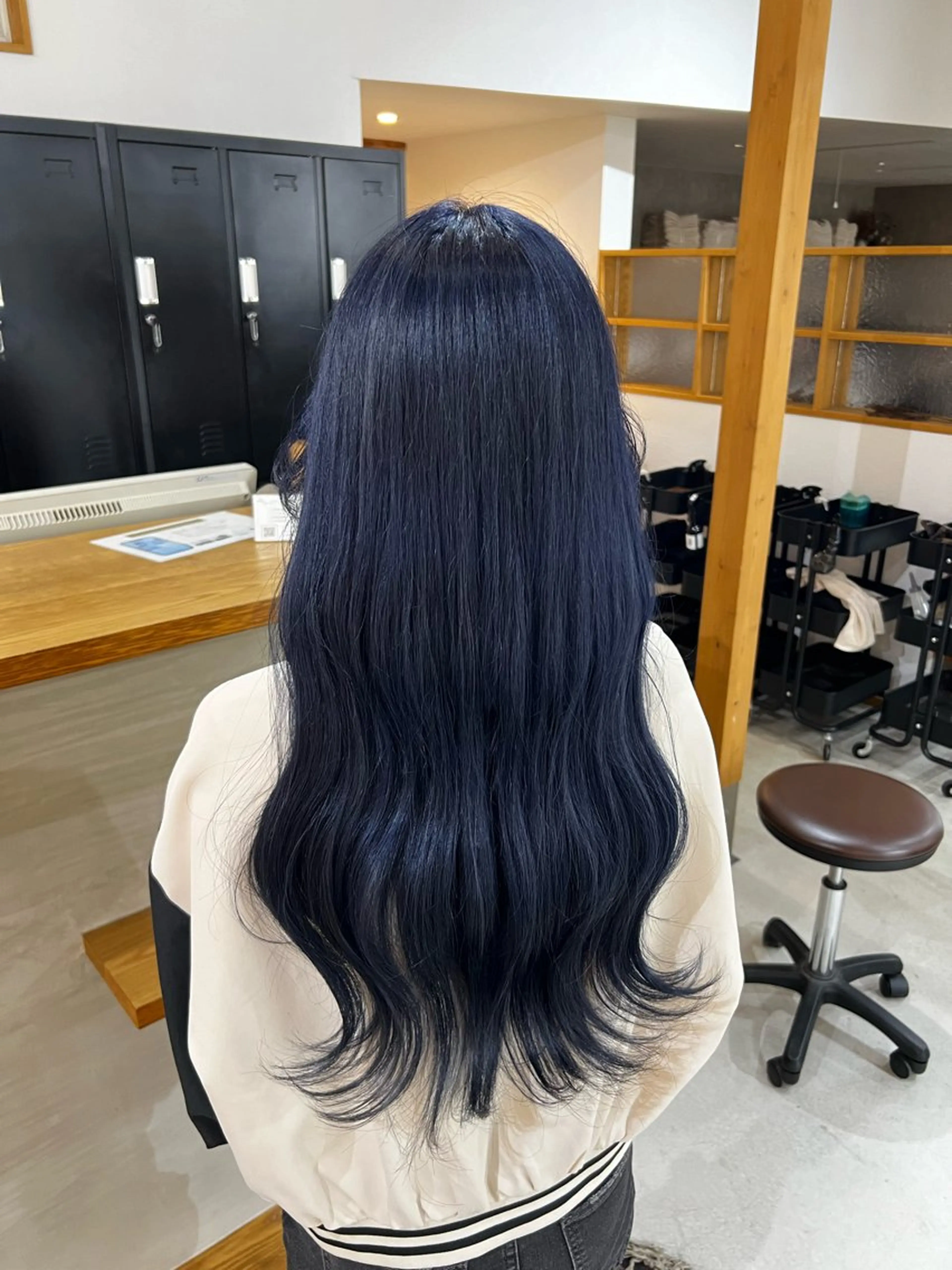 ロング 韓国風ヘア カット ヘアカラー 浅岡 みちるのヘアスタイル