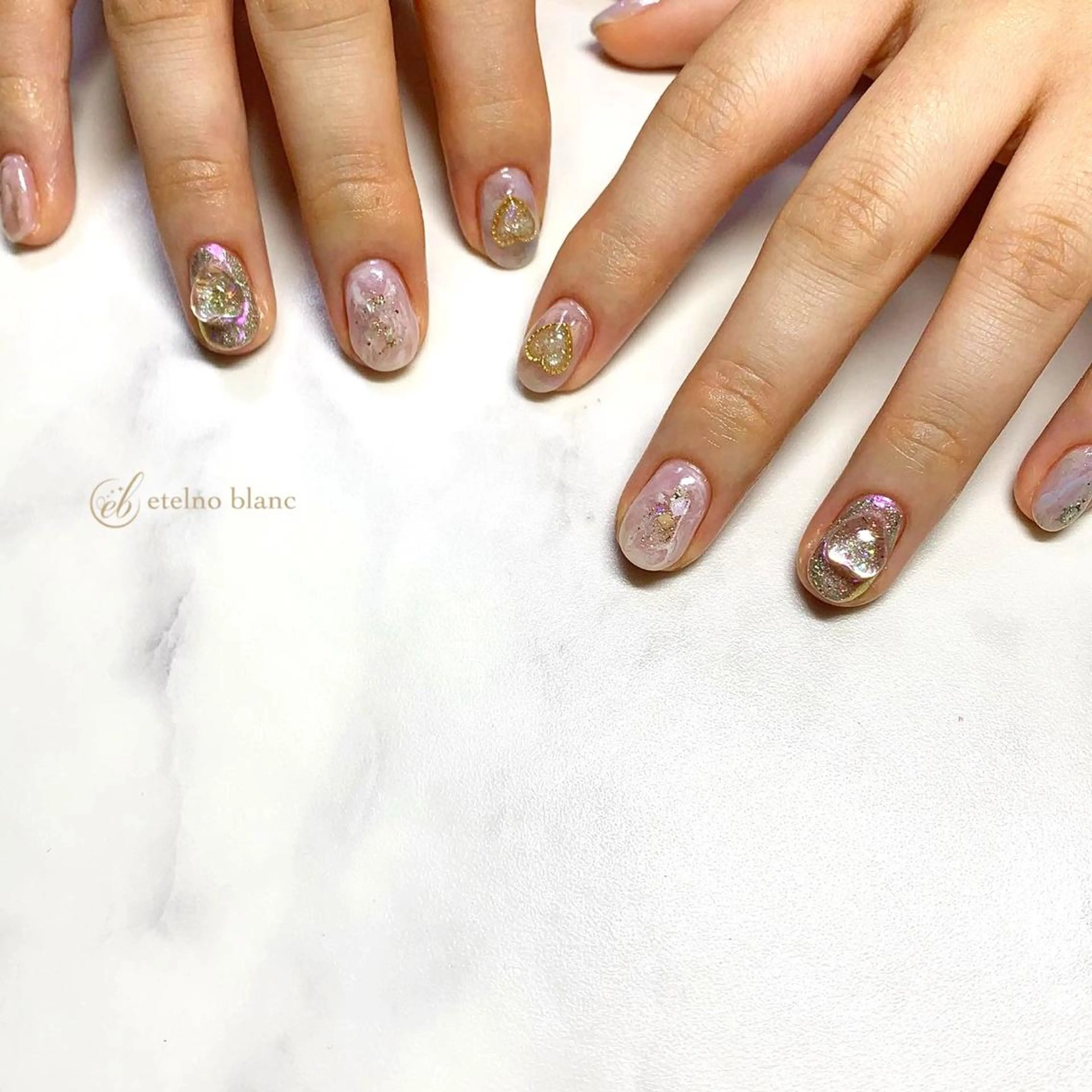 ネイル etelno blanc中目黒のネイルデザイン