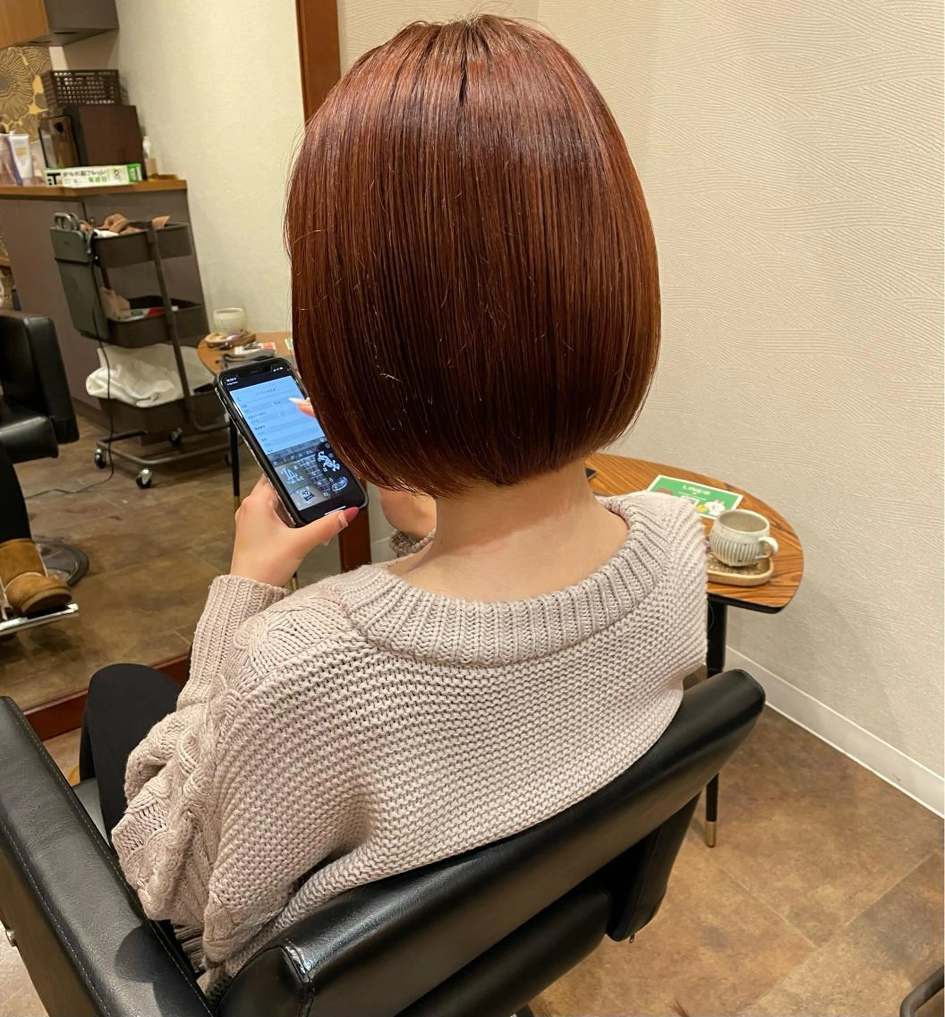 ショート カラー ボブ カット ヘアカラー トリートメント ヘッドスパ 北九州美容室 🕊️わかな✂︎のヘアスタイル