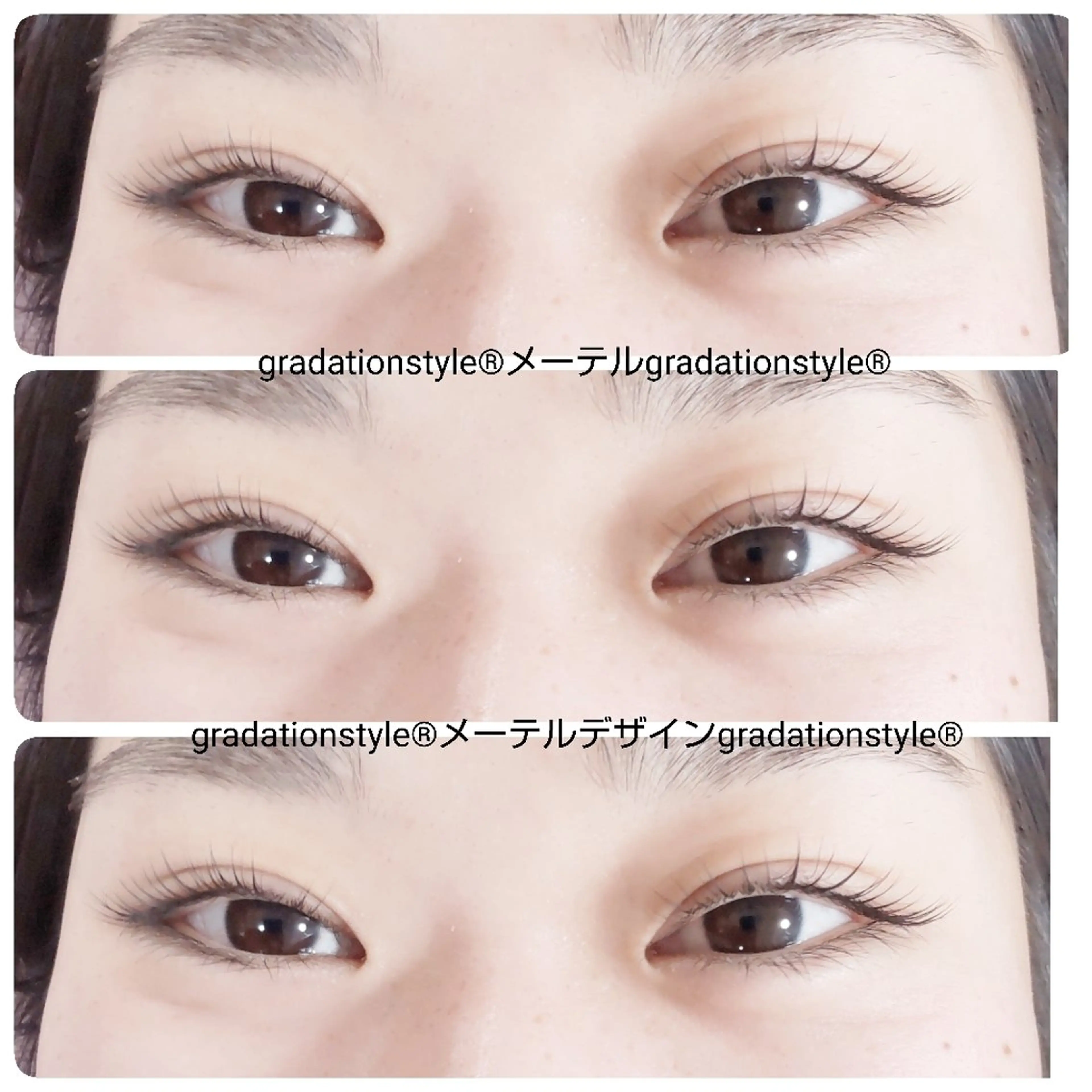 マツエク・マツパ 🎼グラデーション スタイル札幌♫*✧のマツエク・マツパデザイン