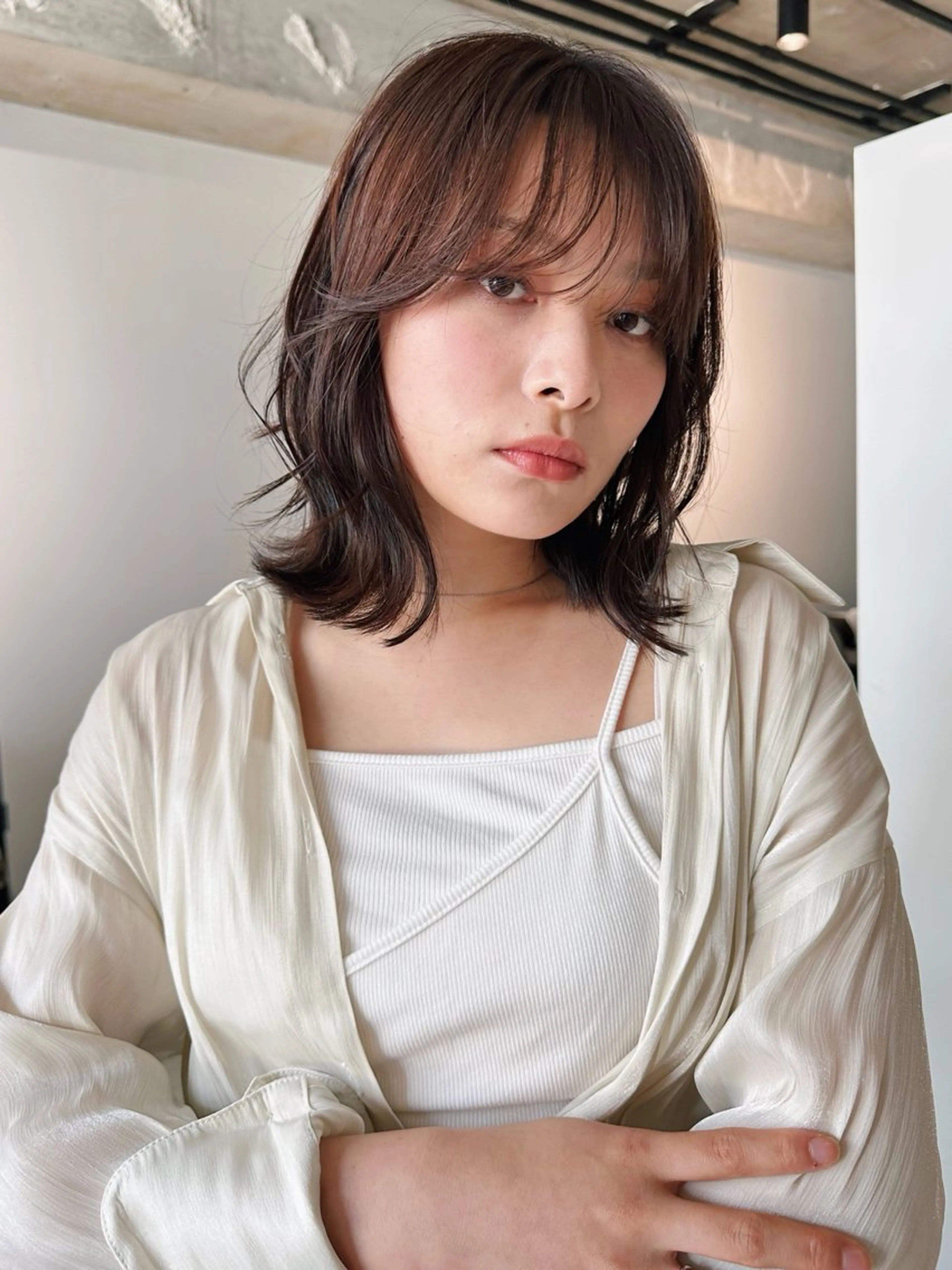 ショート カラー パーマ 🫧小顔×似合わせ× 透明感カラー🫧のヘアスタイル