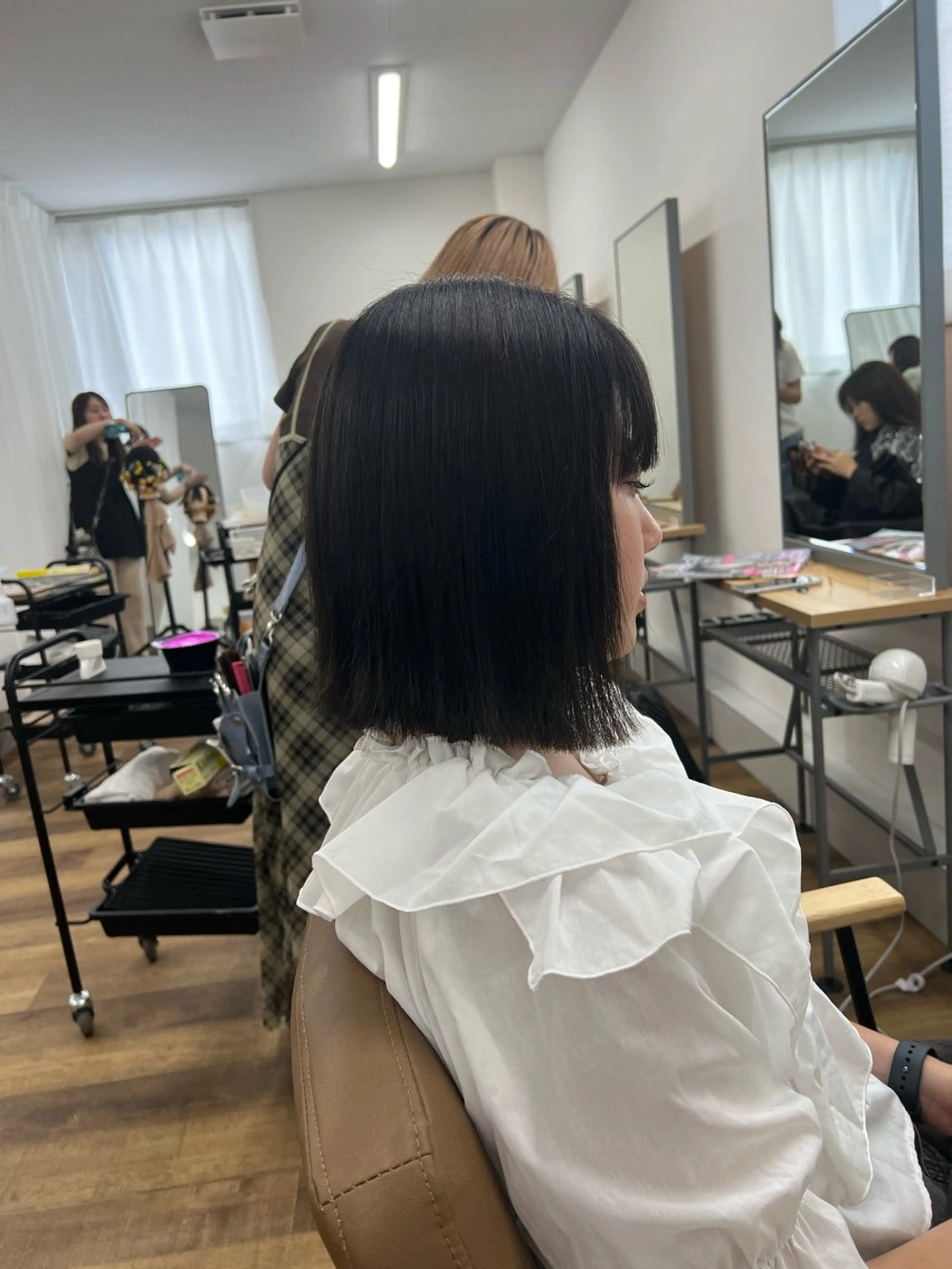 カラー カット ヘアカラー シンヤ/梅田/茶屋町 モデル募集中のヘアスタイル
