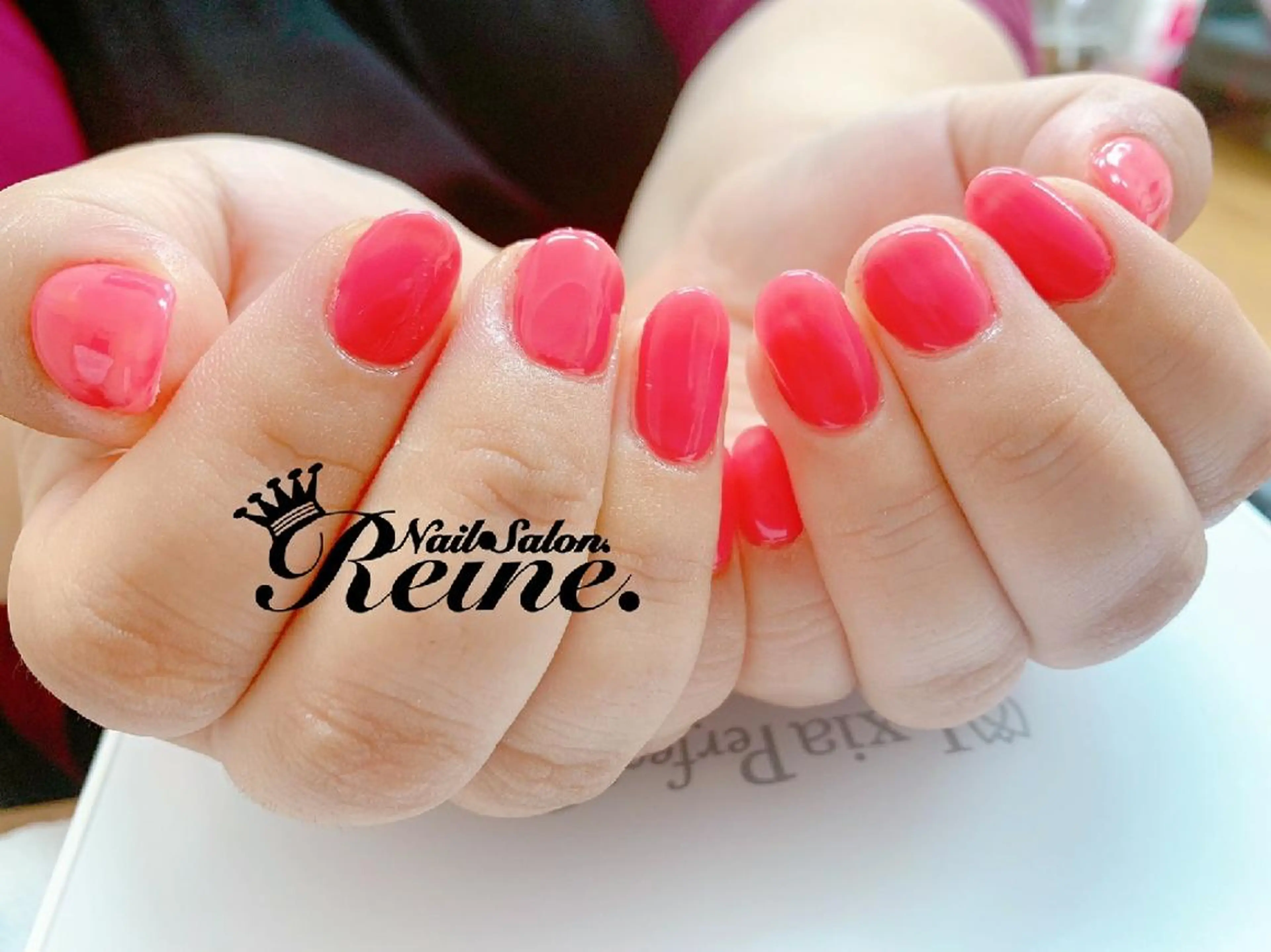 ネイル ワンカラーネイル 春ネイル Nailsalon Reine所属・玉栄 伶奈のネイルデザイン