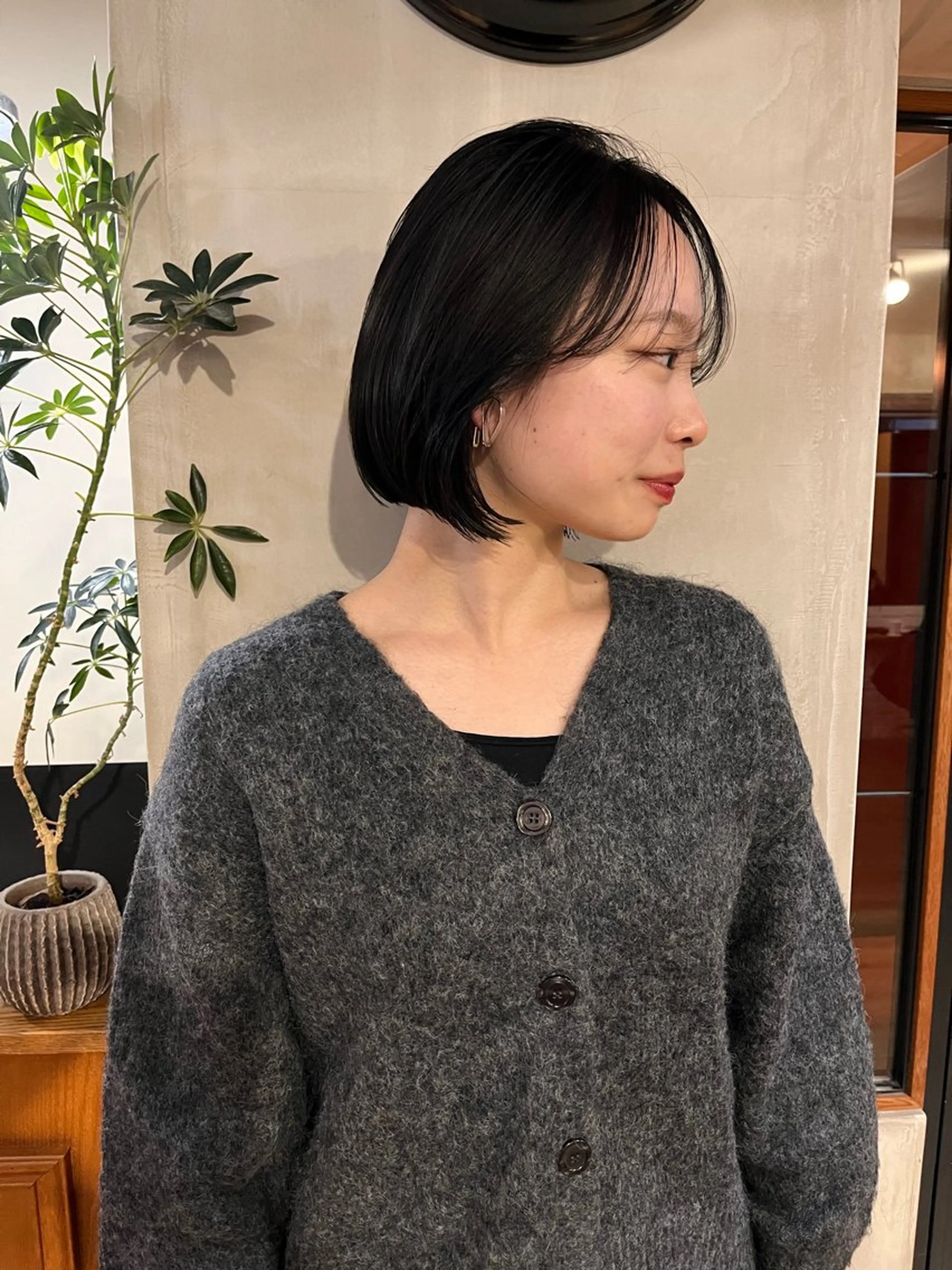 ショート カラー ボブ カット ヘアカラー 上川 美幸のヘアスタイル