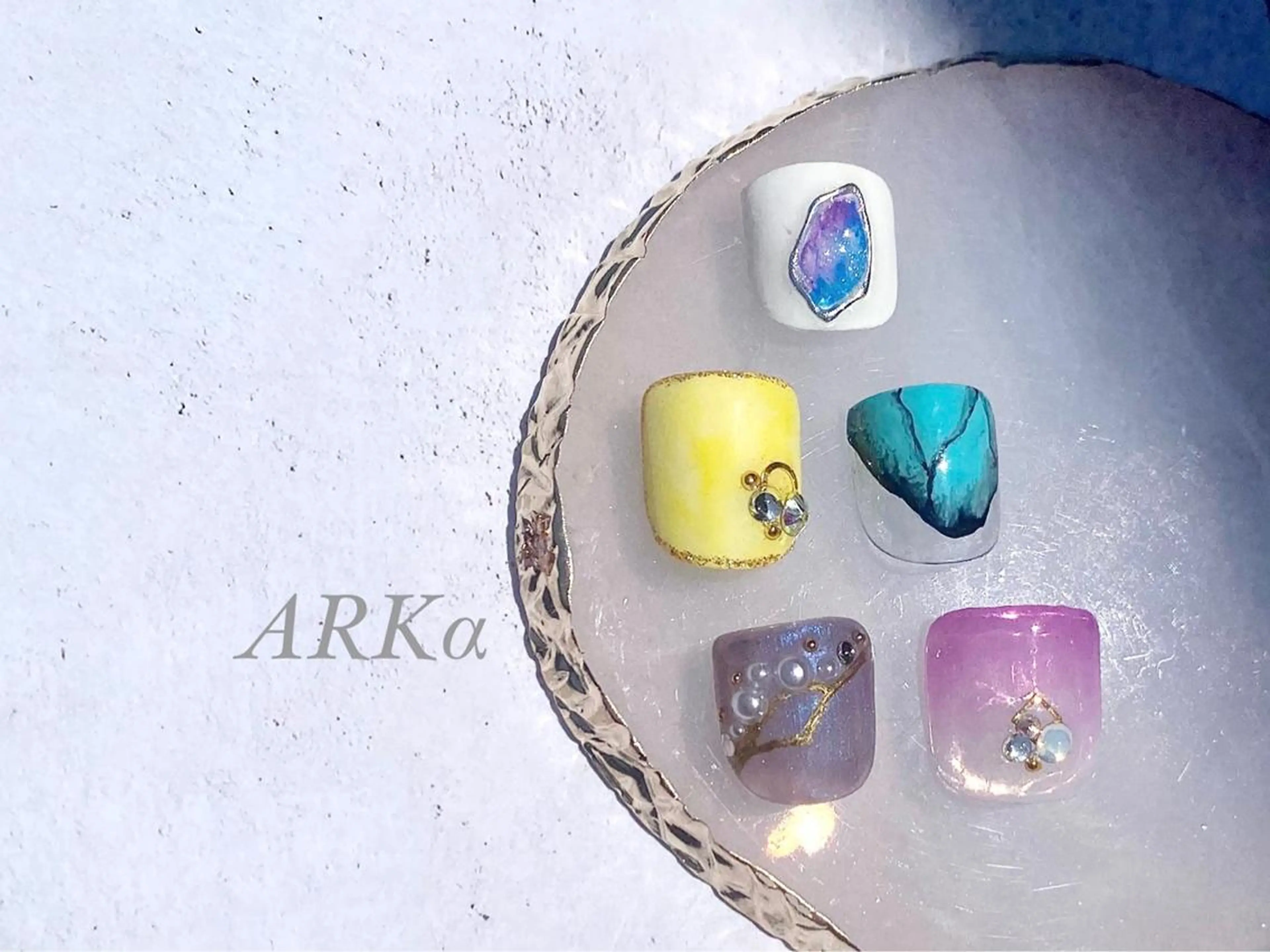 ネイル フットネイル ARKα Nishiのネイルデザイン