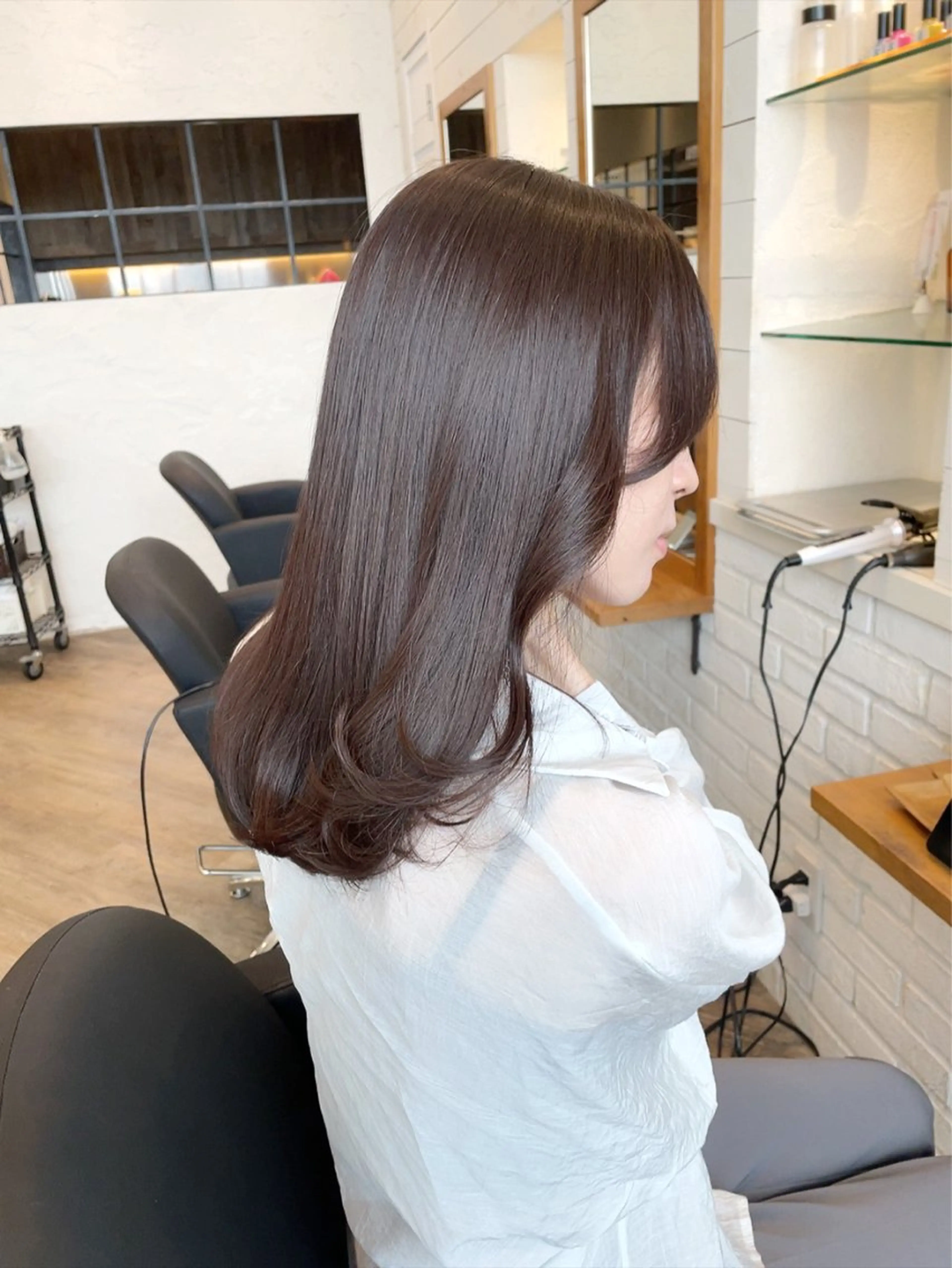 ロング ヘアカラー トリートメント ヘアセット Hair Salon BOTTOMS所属・✨透明感ケアカラー✨ 長野ゆきなのヘアスタイル