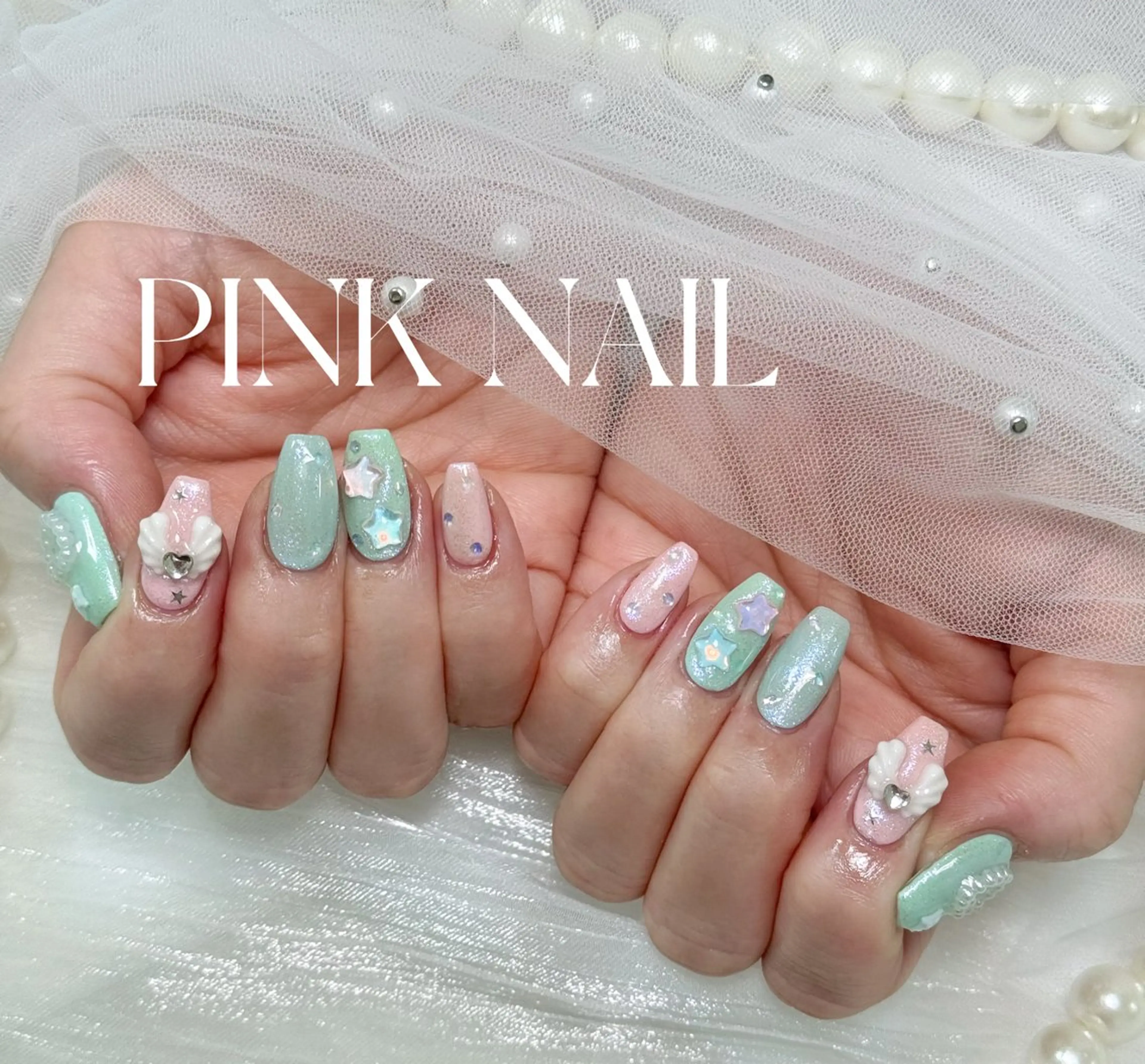ネイル ハンドネイル pink nailのネイルデザイン