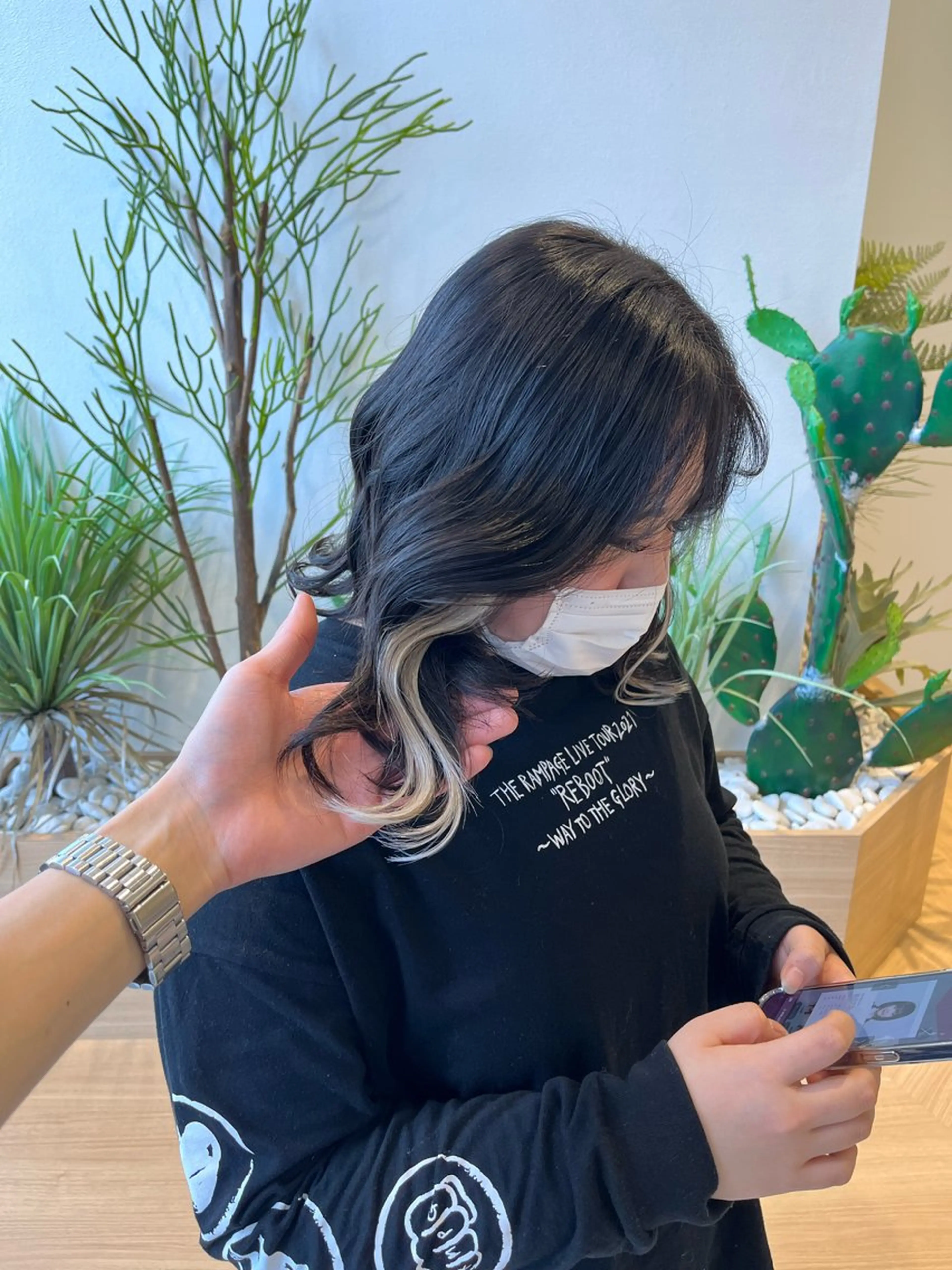 ニュアンスパーマ 曲がる縮毛矯正　爲石のヘアスタイル