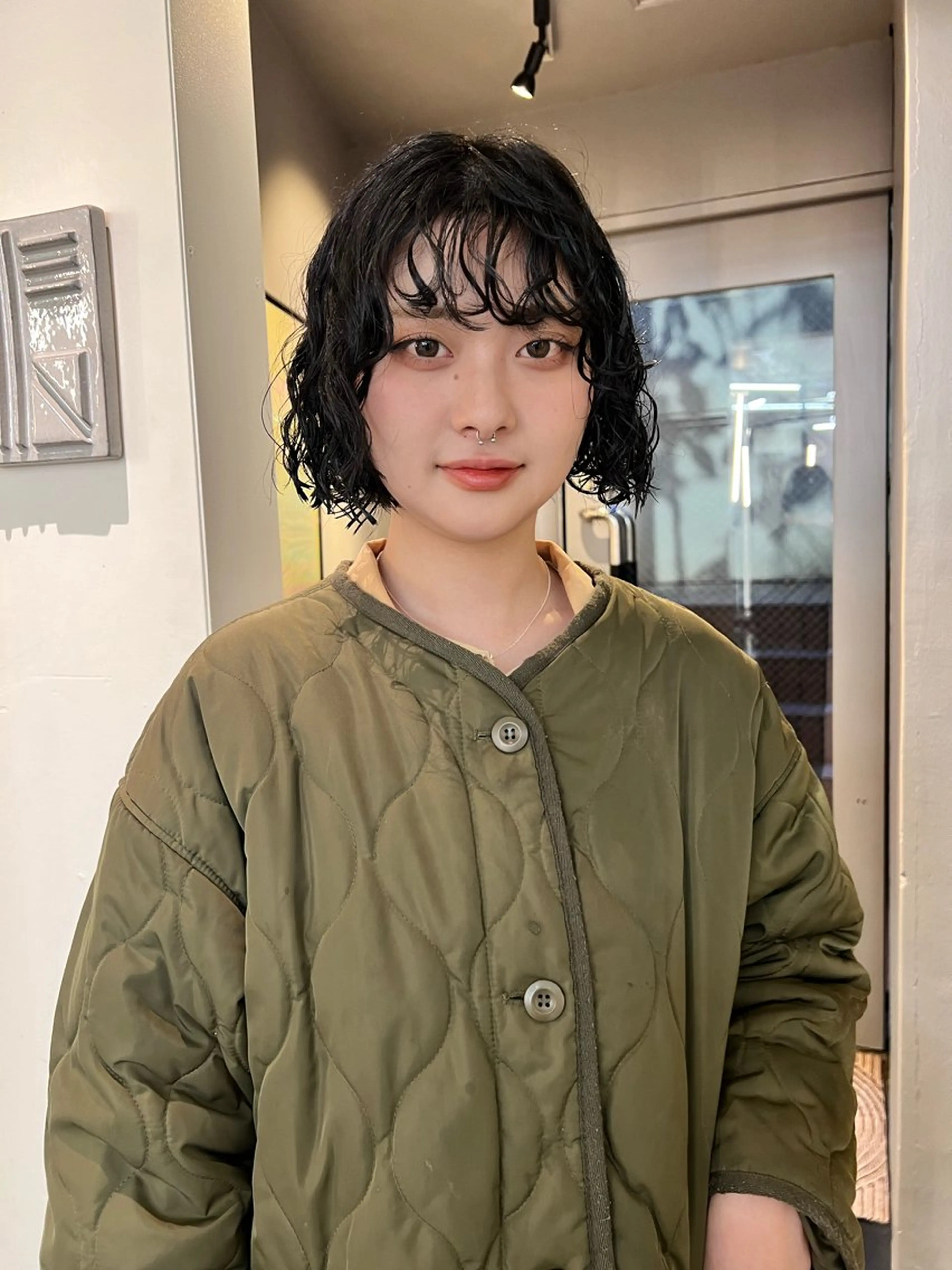 ショート カラー パーマ カット ヘアカラー パーマ haco＋所属・圧倒的デザイン力 店長🎨RENAのヘアスタイル
