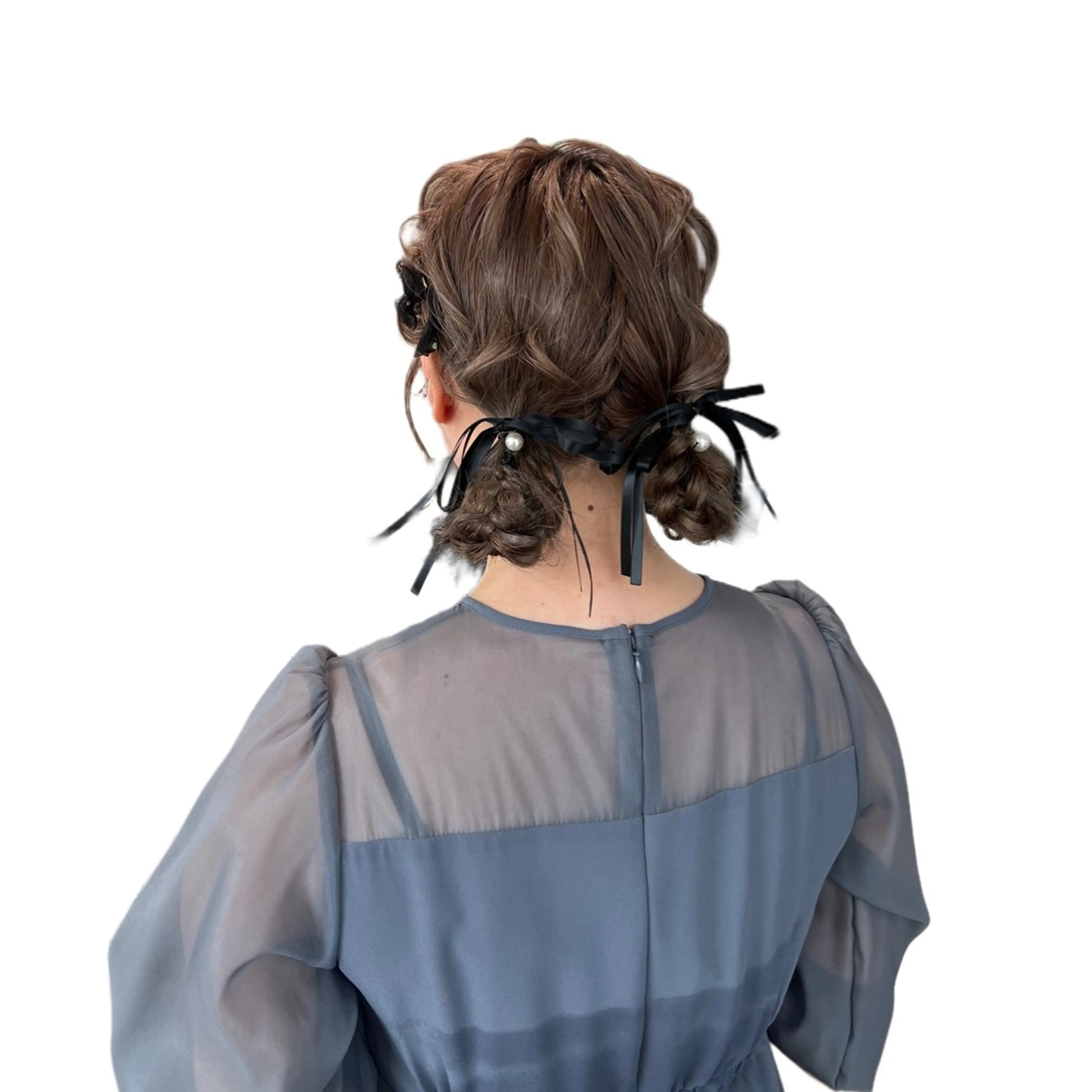 ミディアム ヘアセット SALOWIN： KASUMIのヘアスタイル