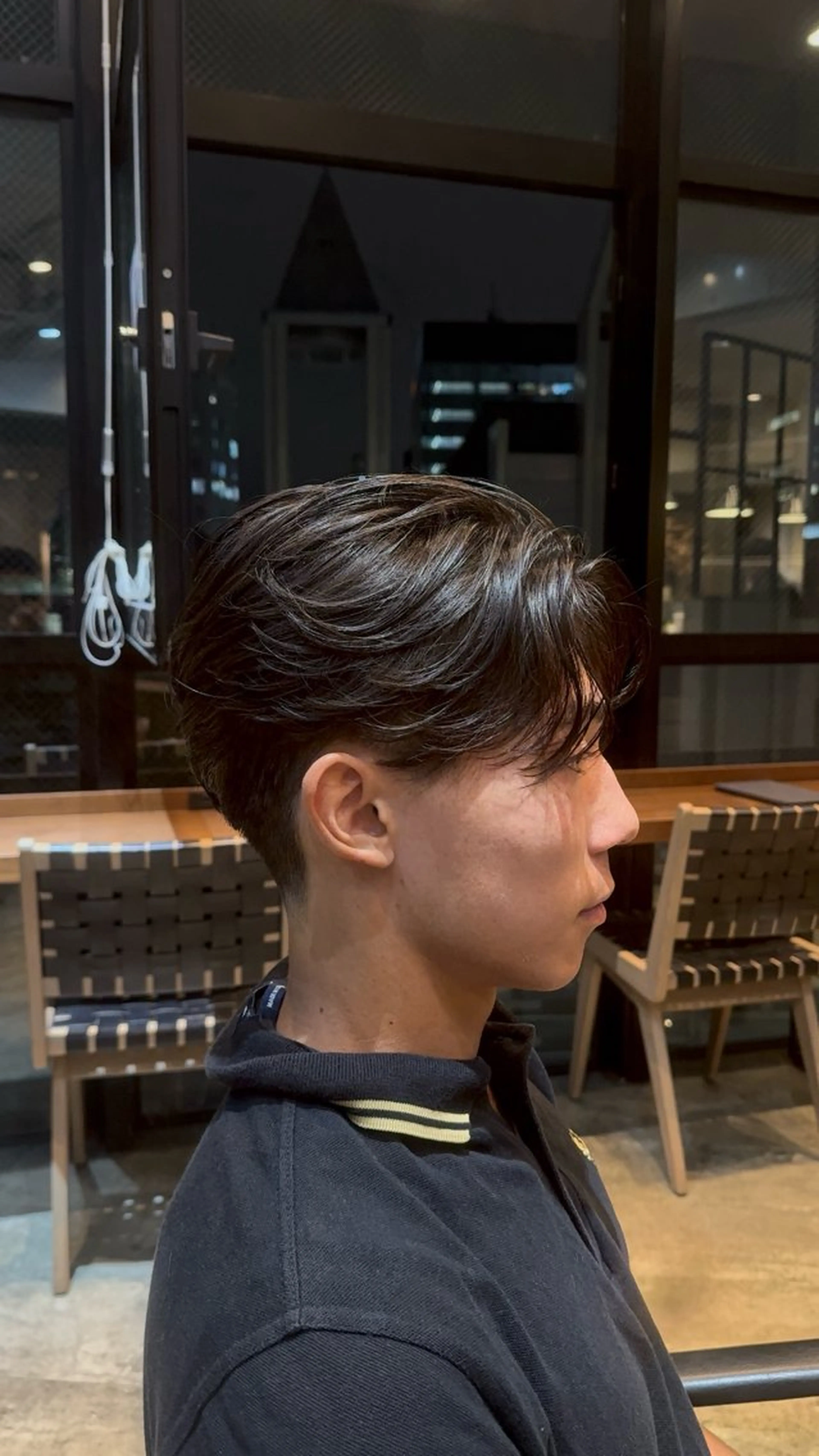 ショート メンズ センターパート フェードカット 刈り上げ ショートヘア カット トリートメント HAVANA 渋谷所属・渋谷/韓国レイヤー/ 艶髪/フェード/千尋のヘアスタイル