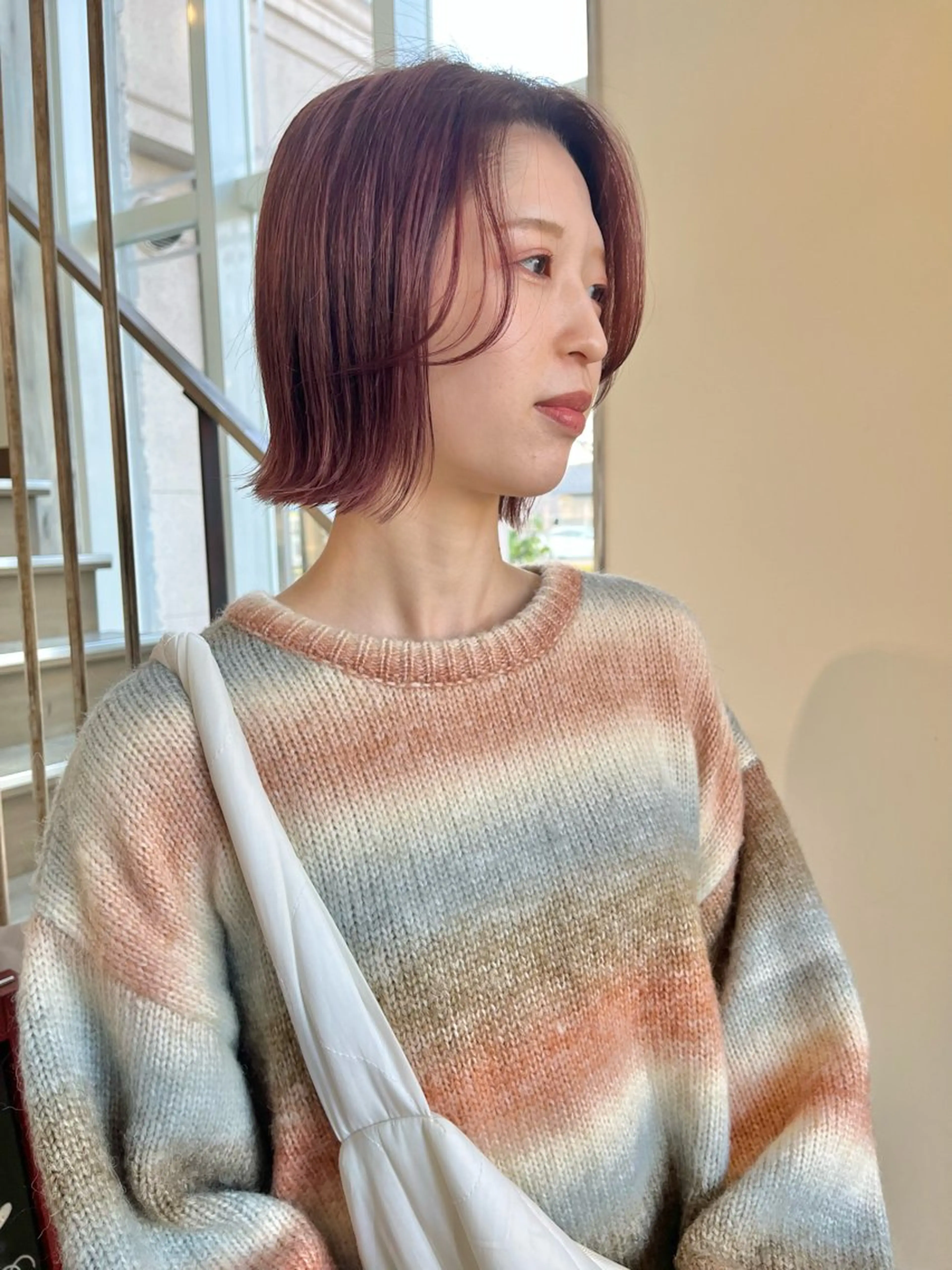 🌷人気NO2🌷カット＋カラー＋髪質改善トリートメントの写真